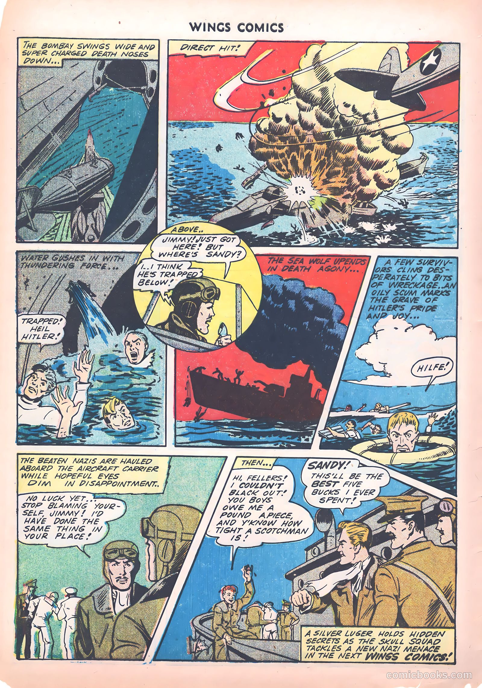 Wings Comics #39 — page 50 of 60