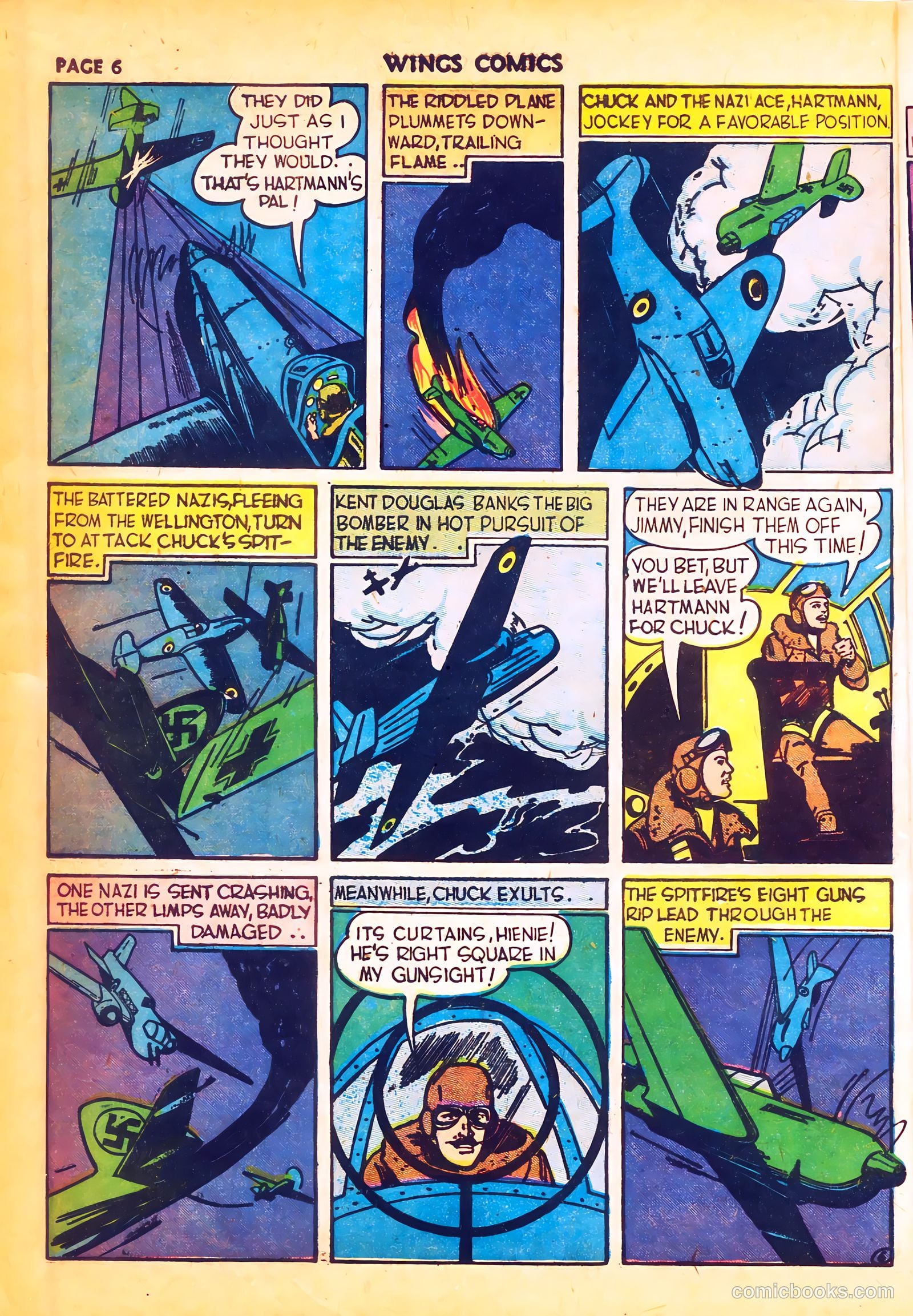 Wings Comics #4 — page 8 of 68