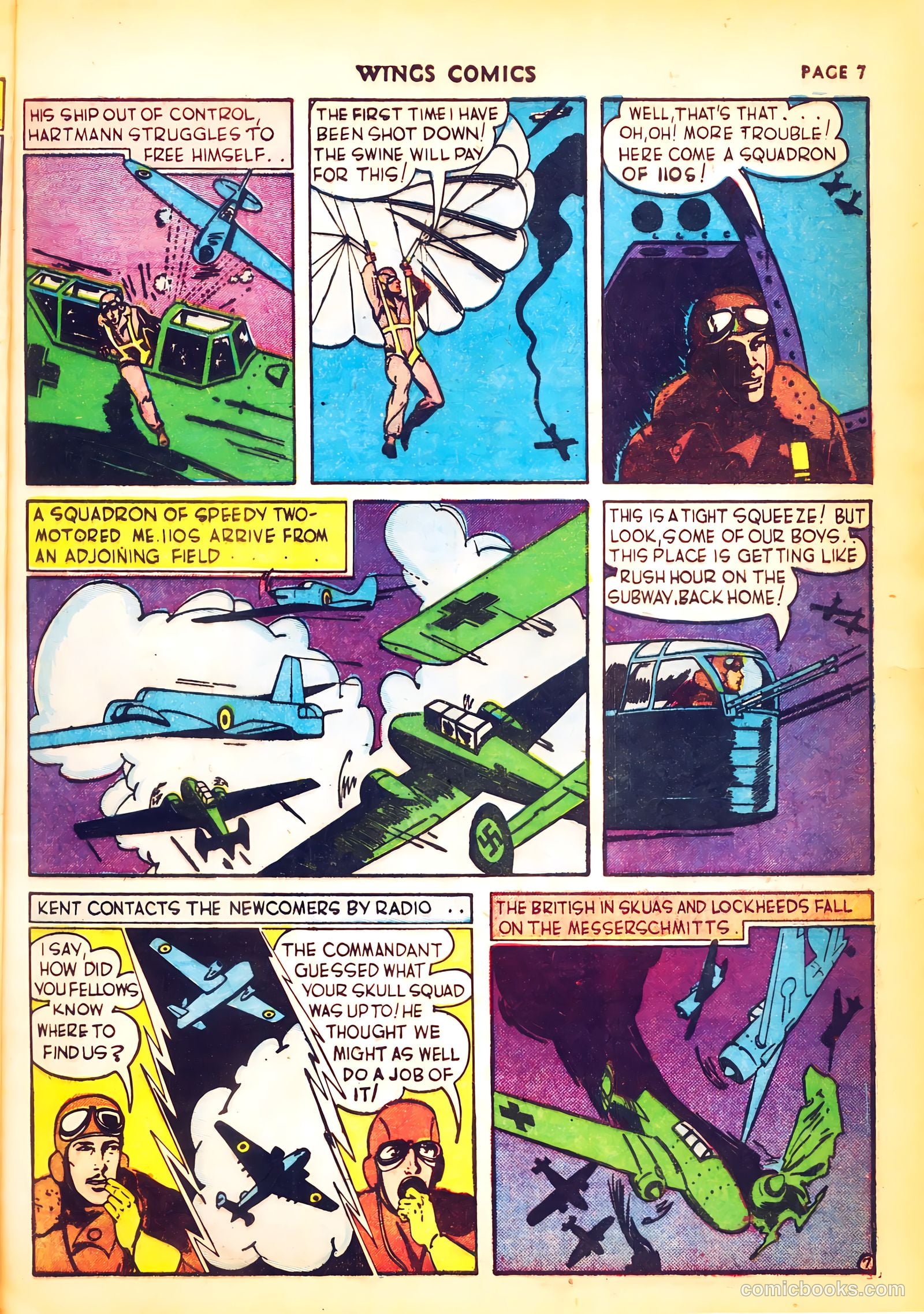 Wings Comics #4 — page 9 of 68