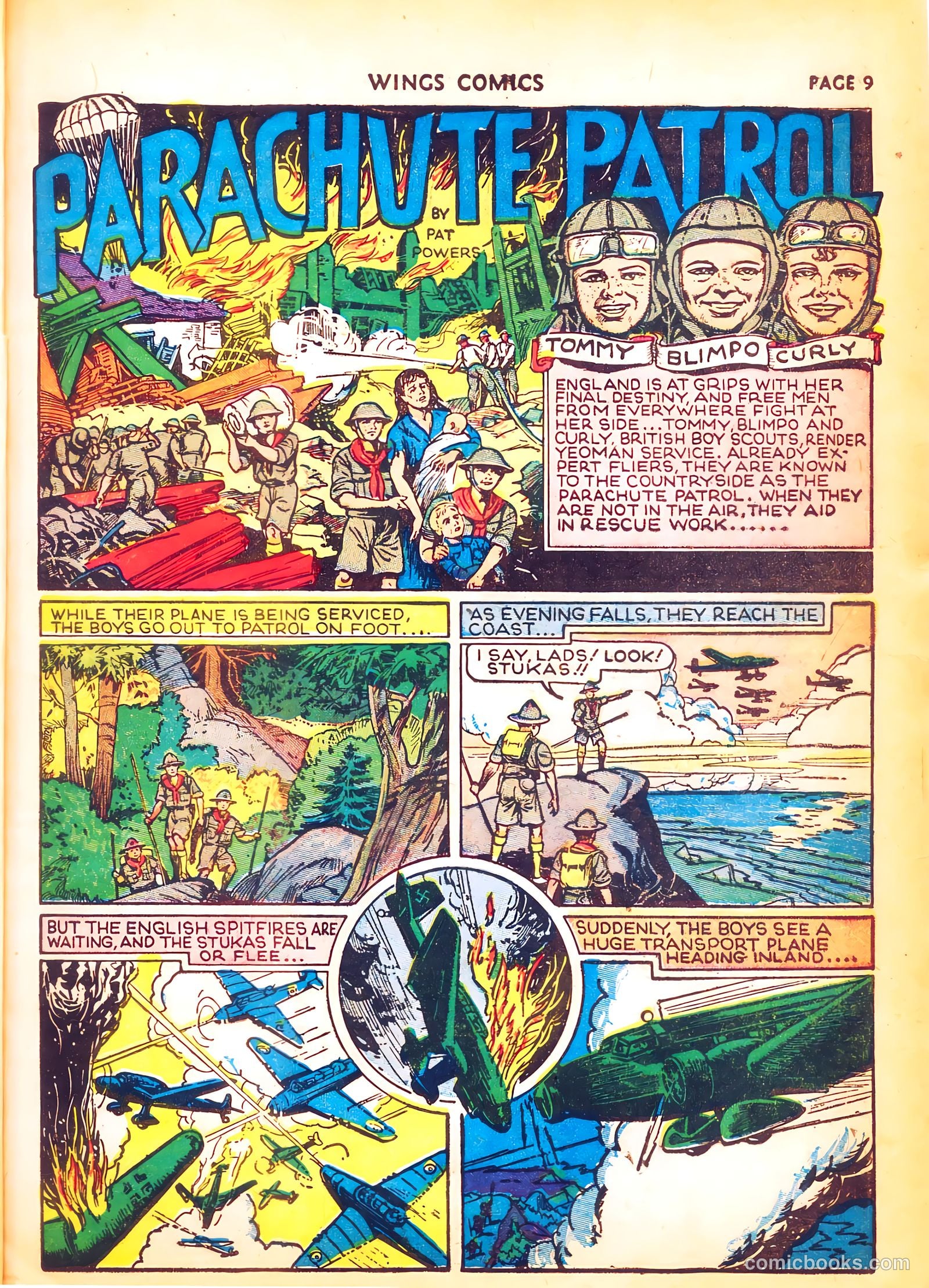 Wings Comics #4 — page 11 of 68