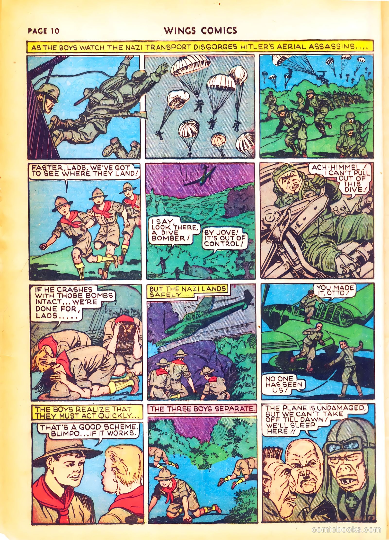 Wings Comics #4 — page 12 of 68