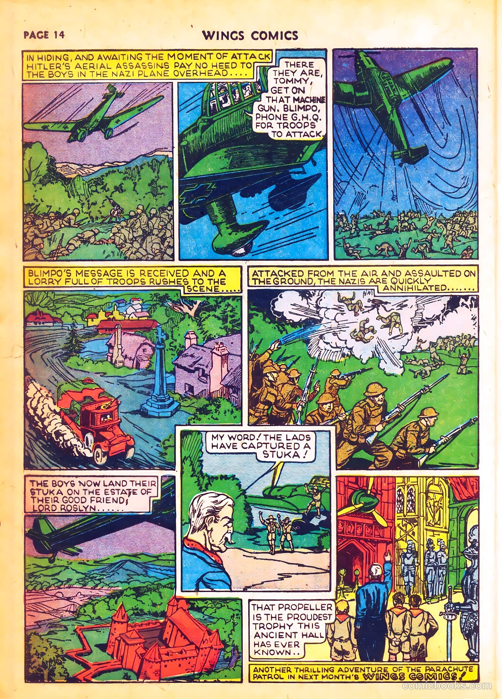 Wings Comics #4 — page 16 of 68