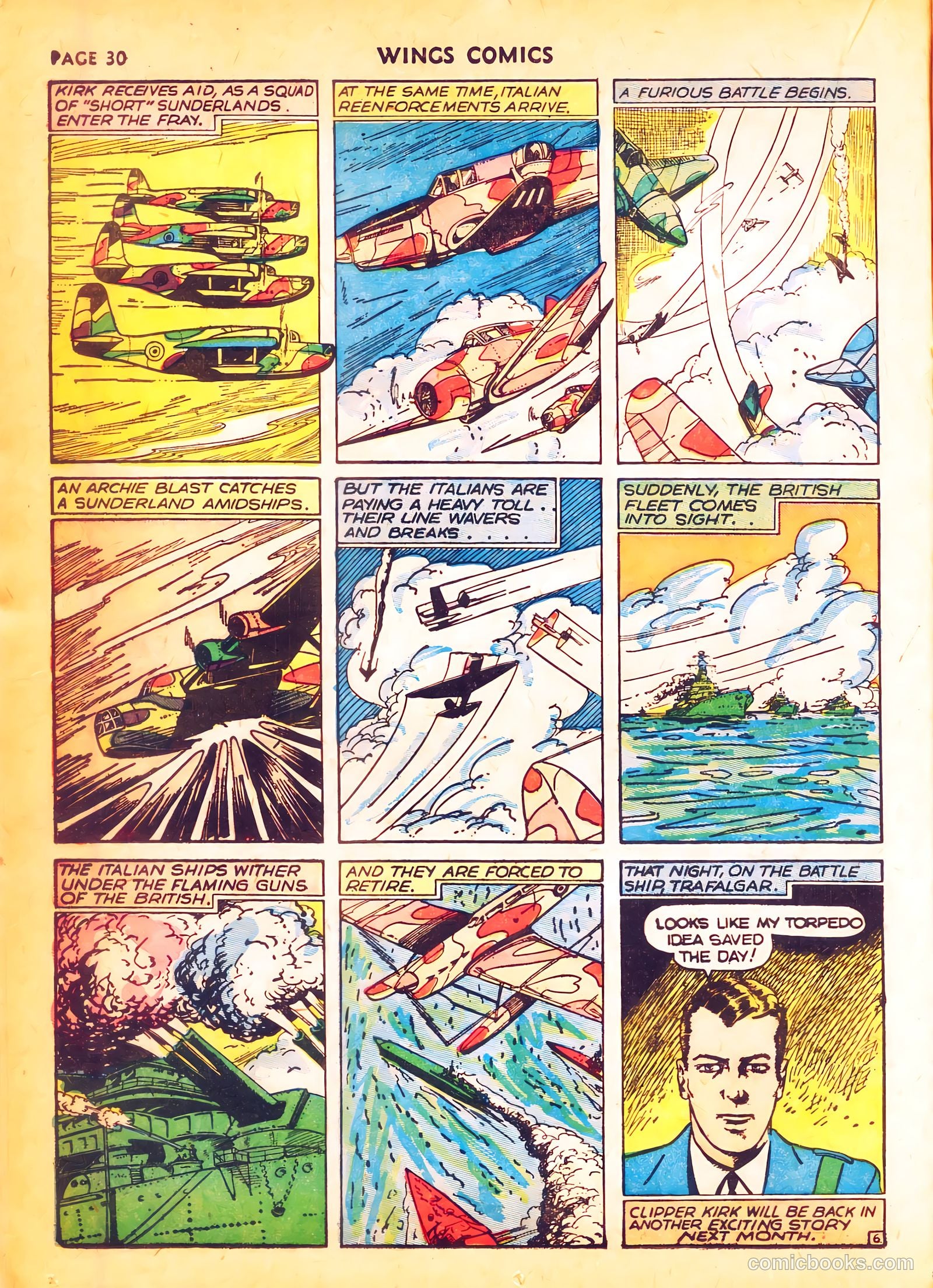 Wings Comics #4 — page 32 of 68