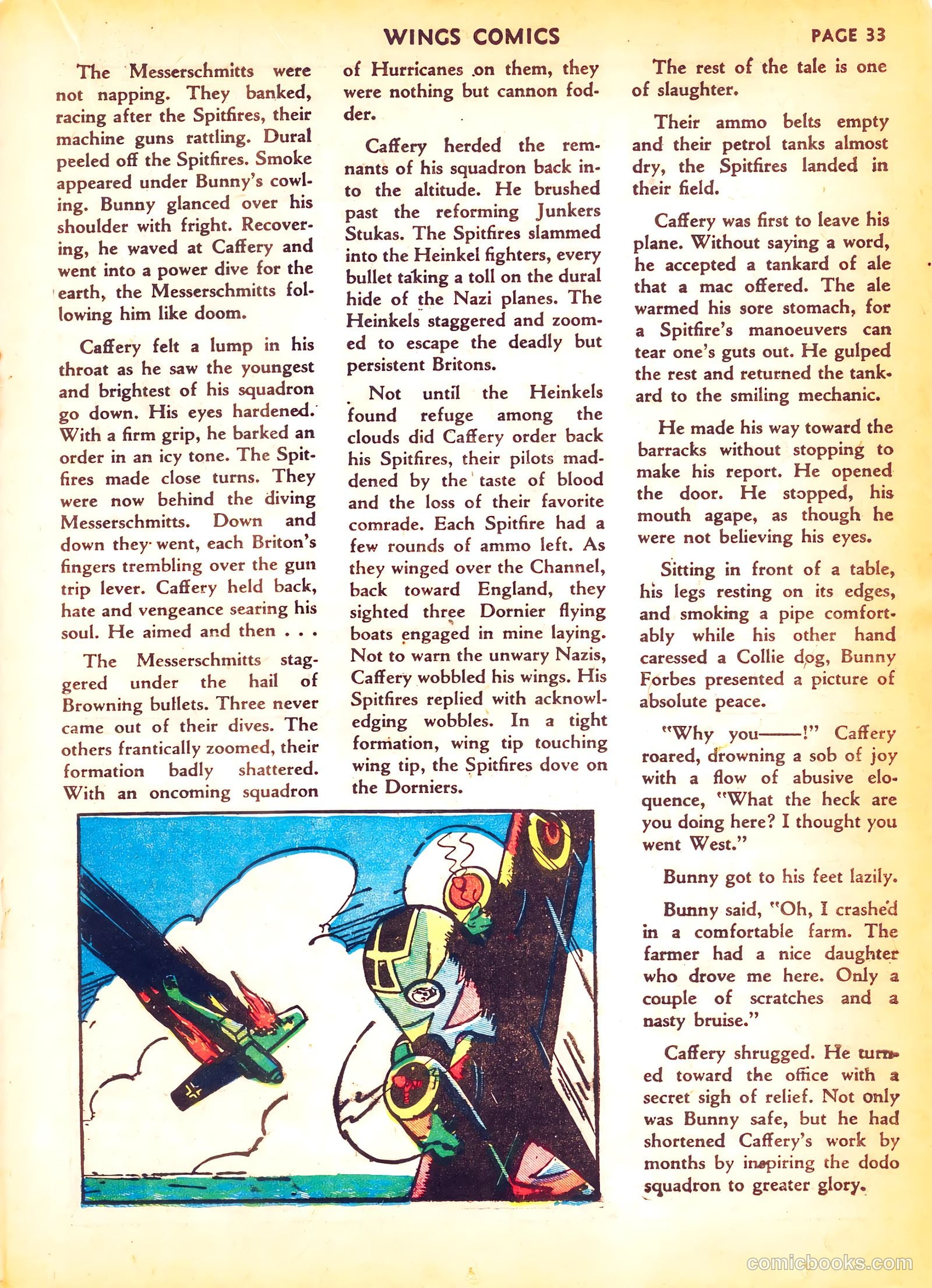 Wings Comics #4 — page 35 of 68