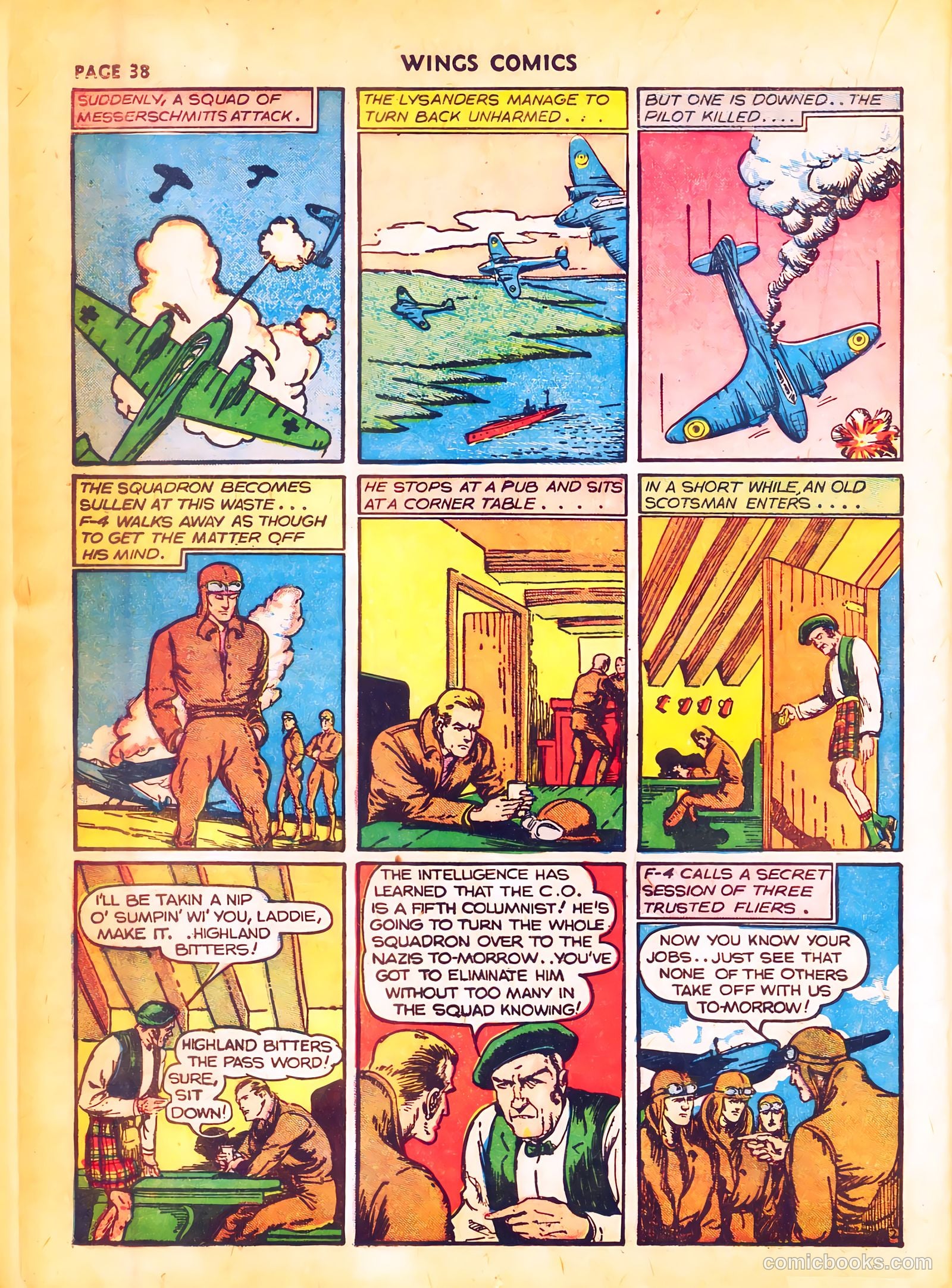 Wings Comics #4 — page 40 of 68