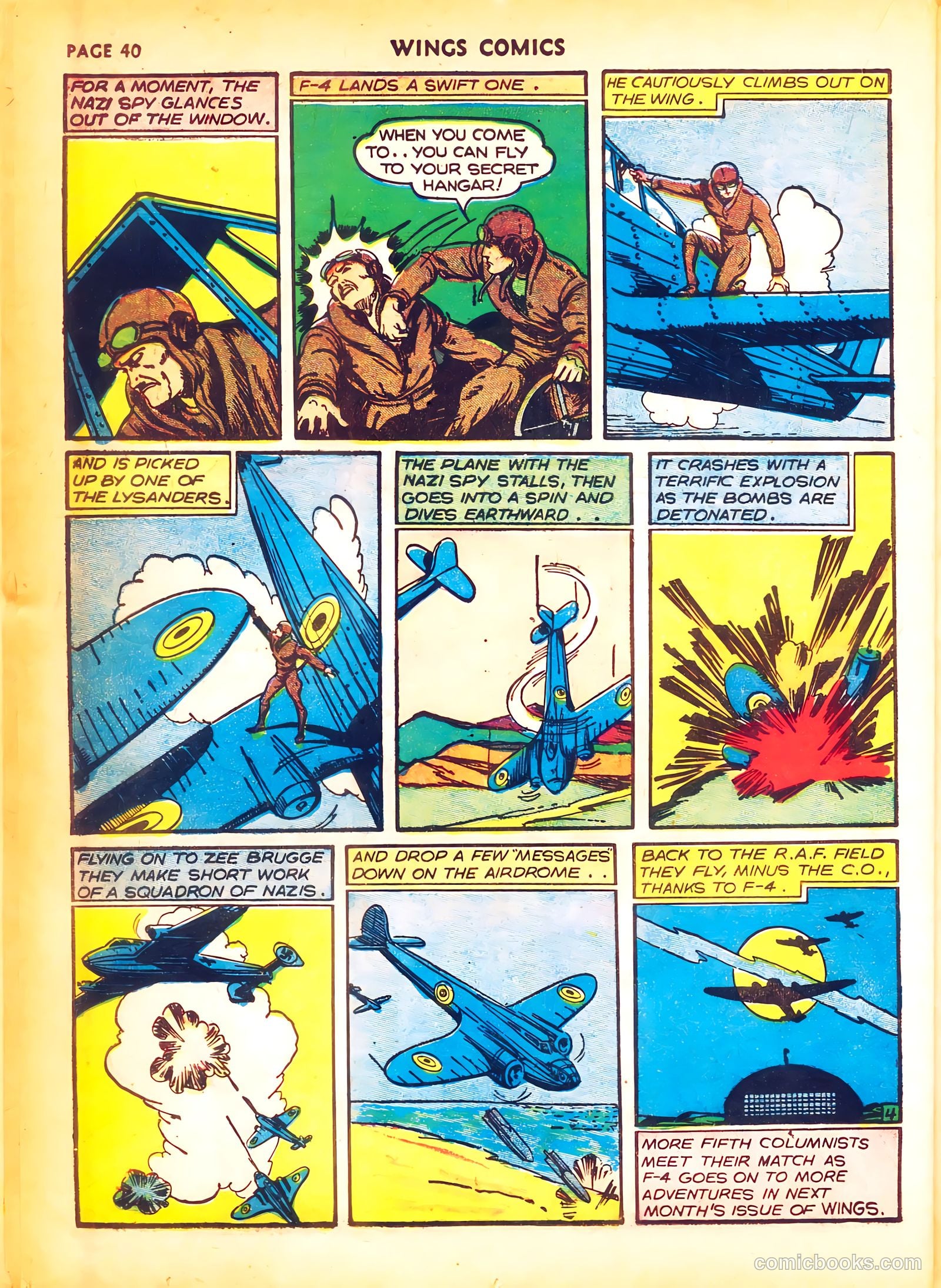 Wings Comics #4 — page 42 of 68