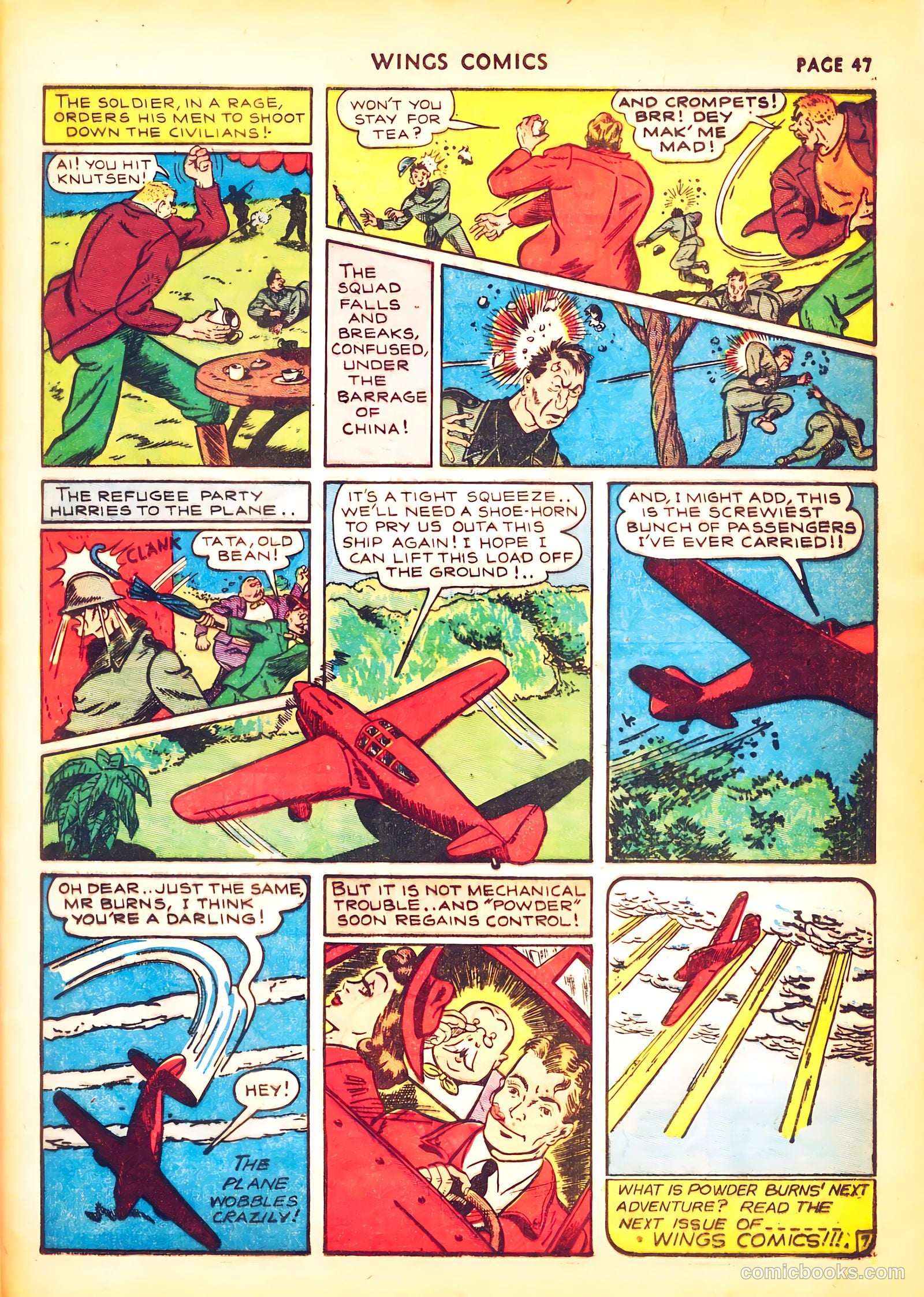 Wings Comics #4 — page 49 of 68