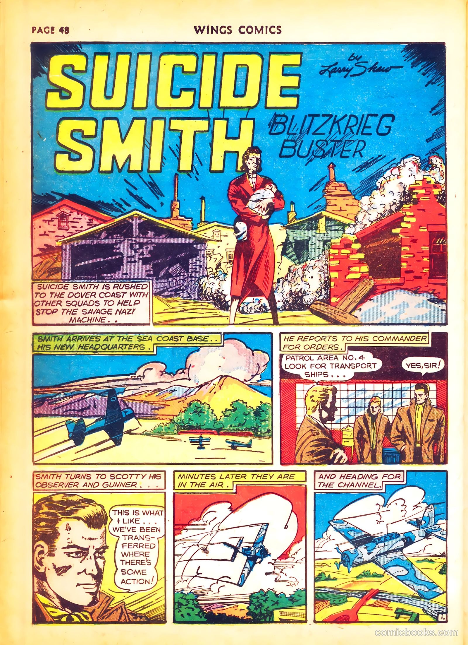 Wings Comics #4 — page 50 of 68