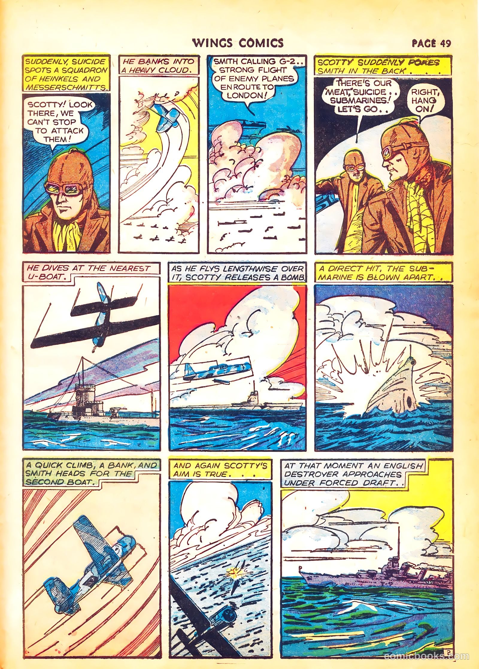 Wings Comics #4 — page 51 of 68