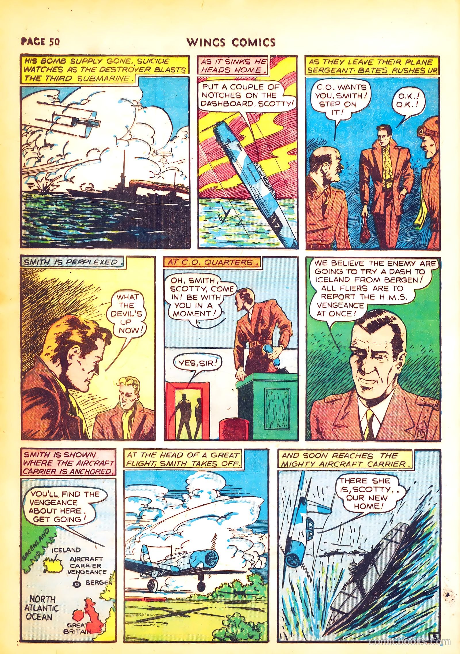 Wings Comics #4 — page 52 of 68
