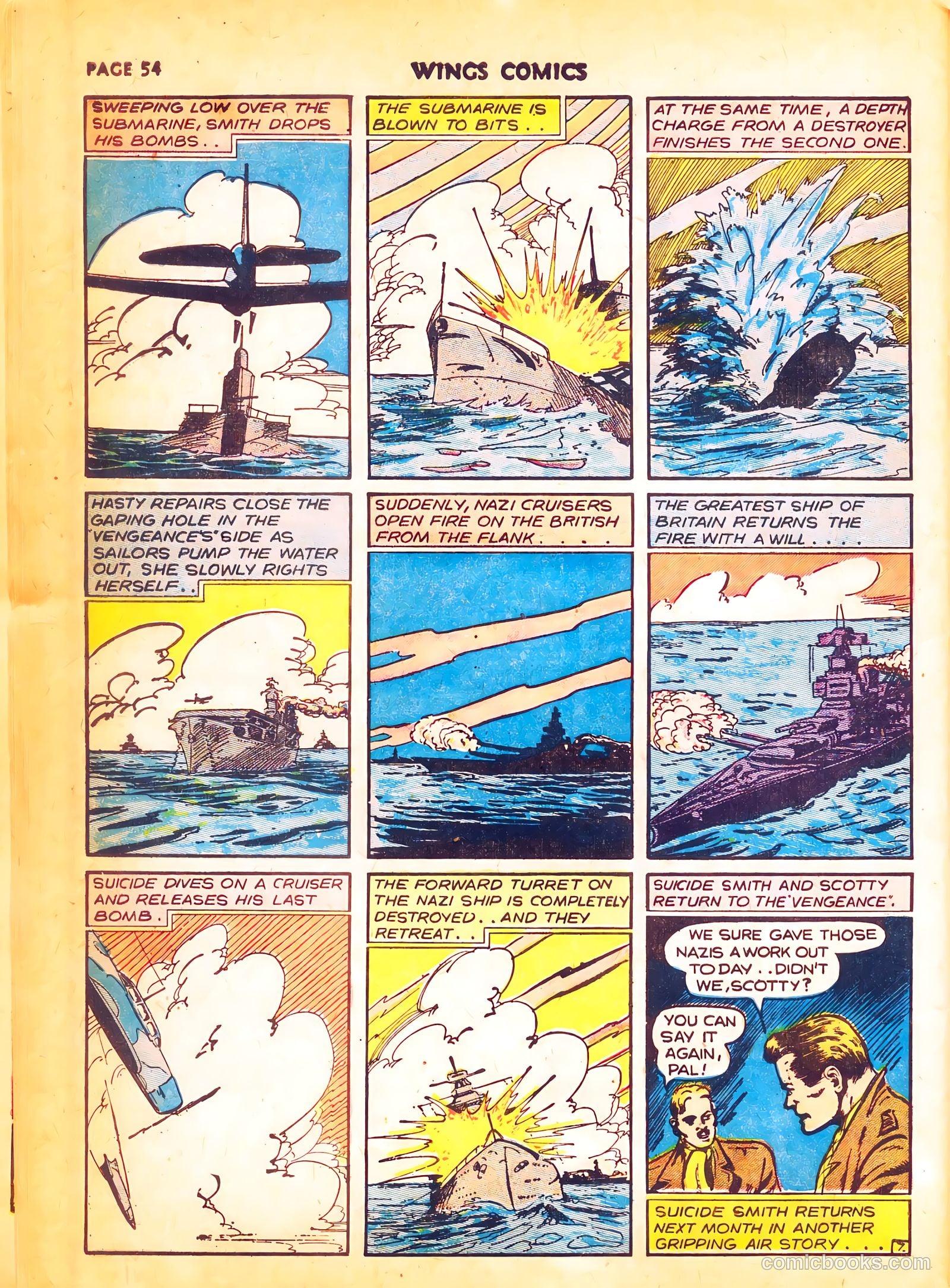 Wings Comics #4 — page 56 of 68