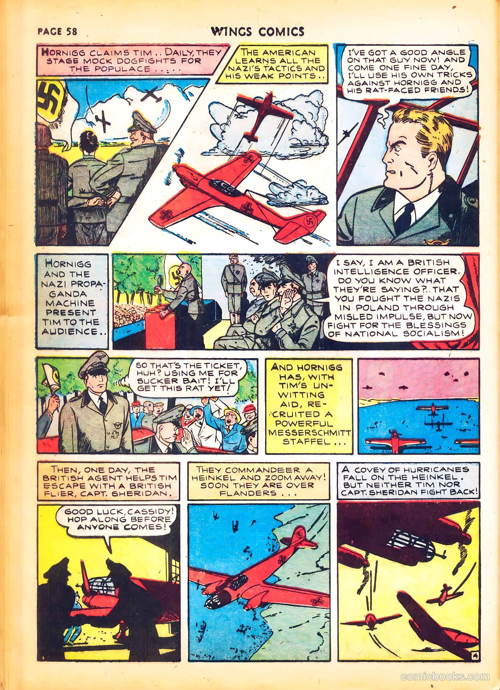 Wings Comics #4 — page 60 of 68