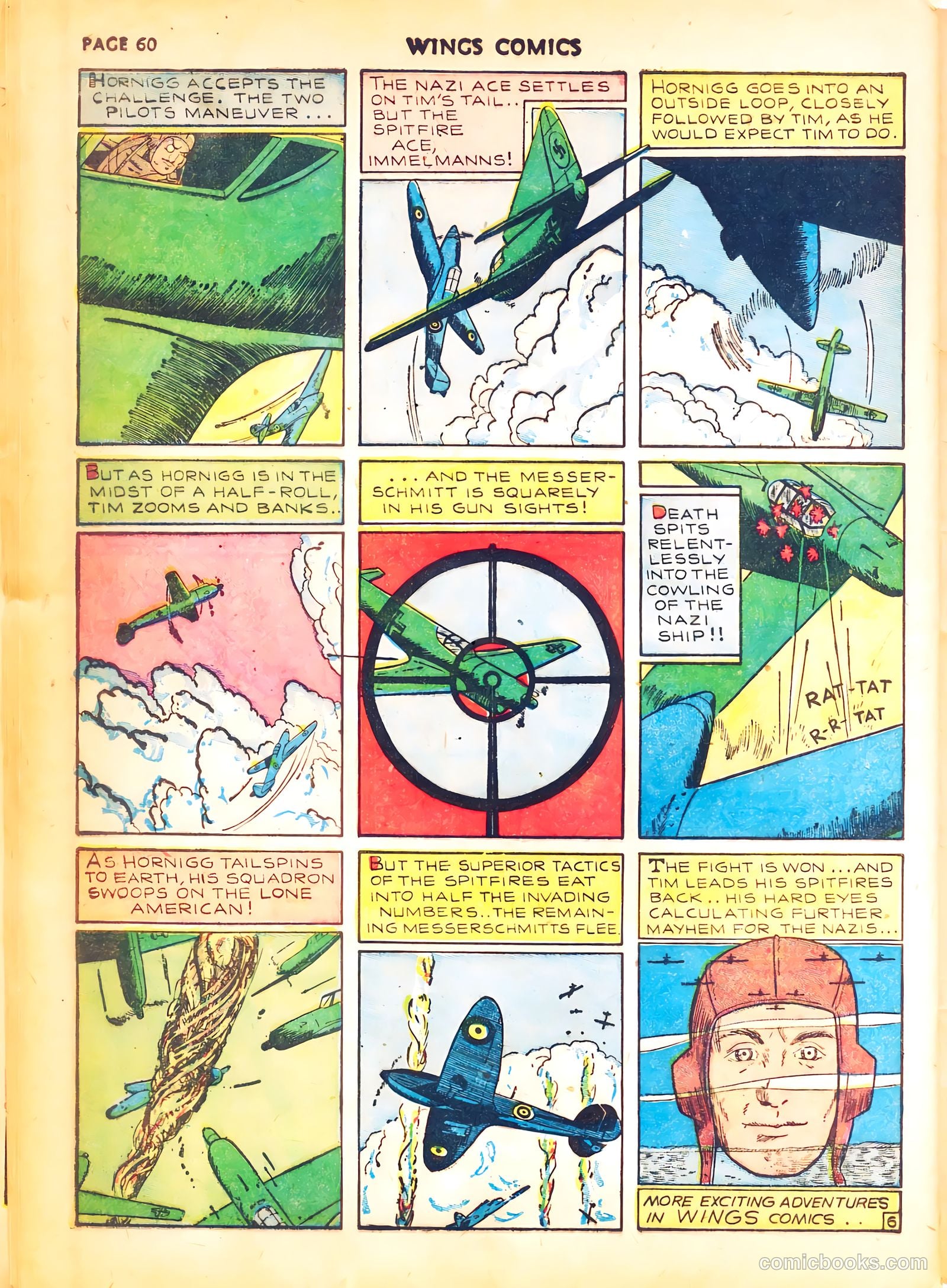 Wings Comics #4 — page 62 of 68