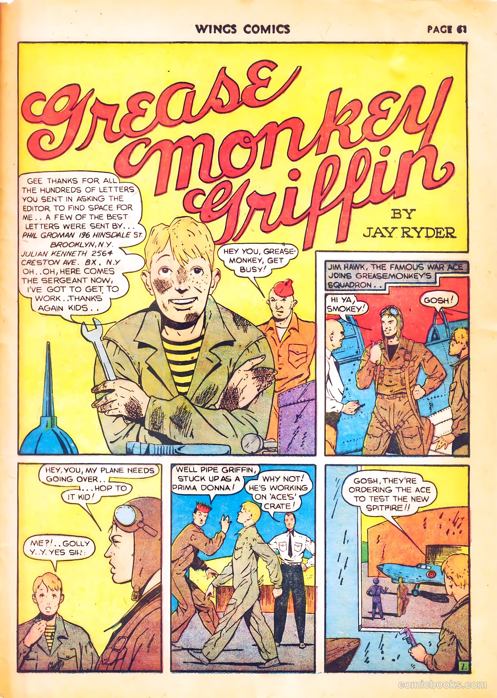Wings Comics #4 — page 63 of 68