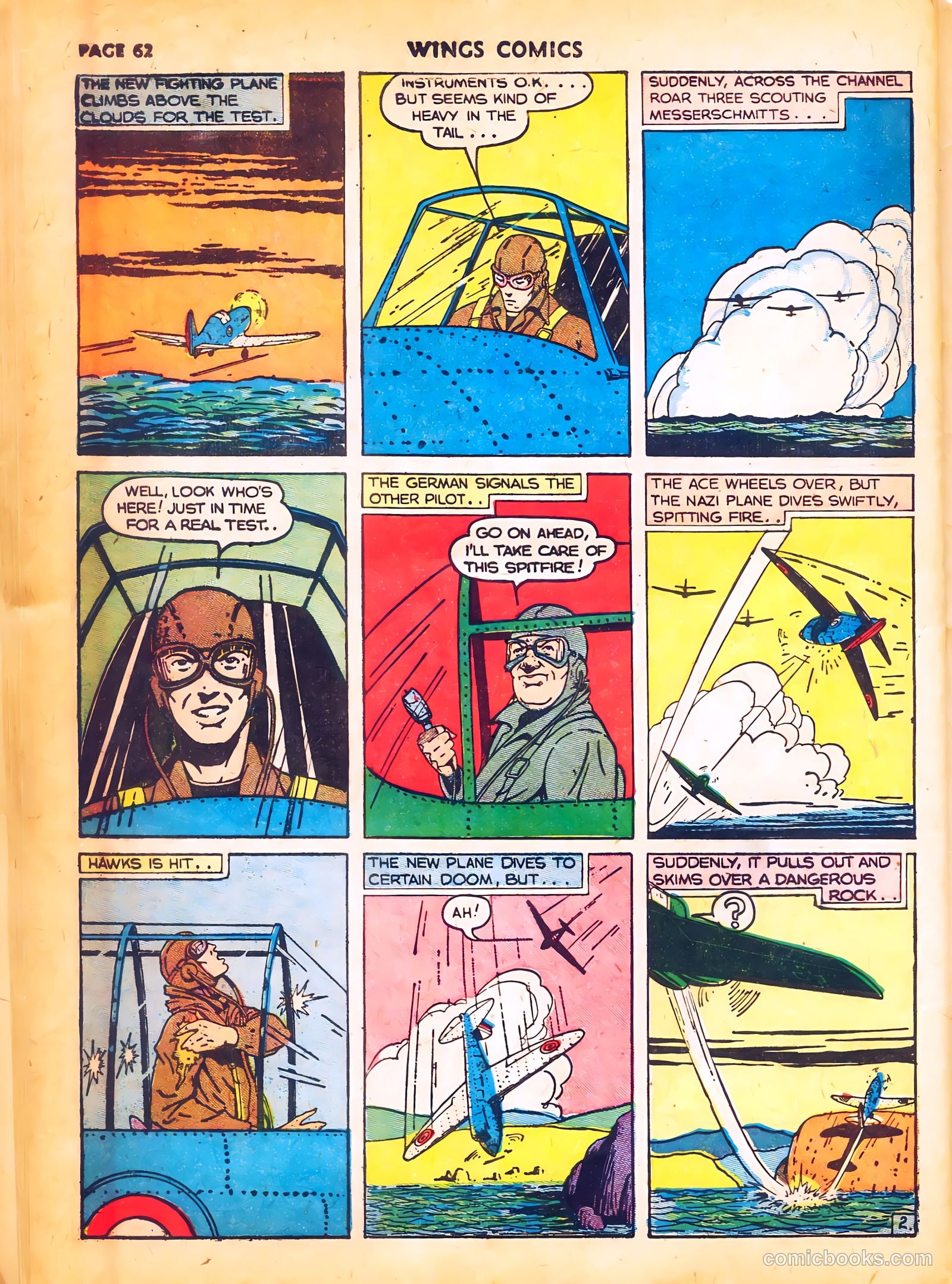 Wings Comics #4 — page 64 of 68