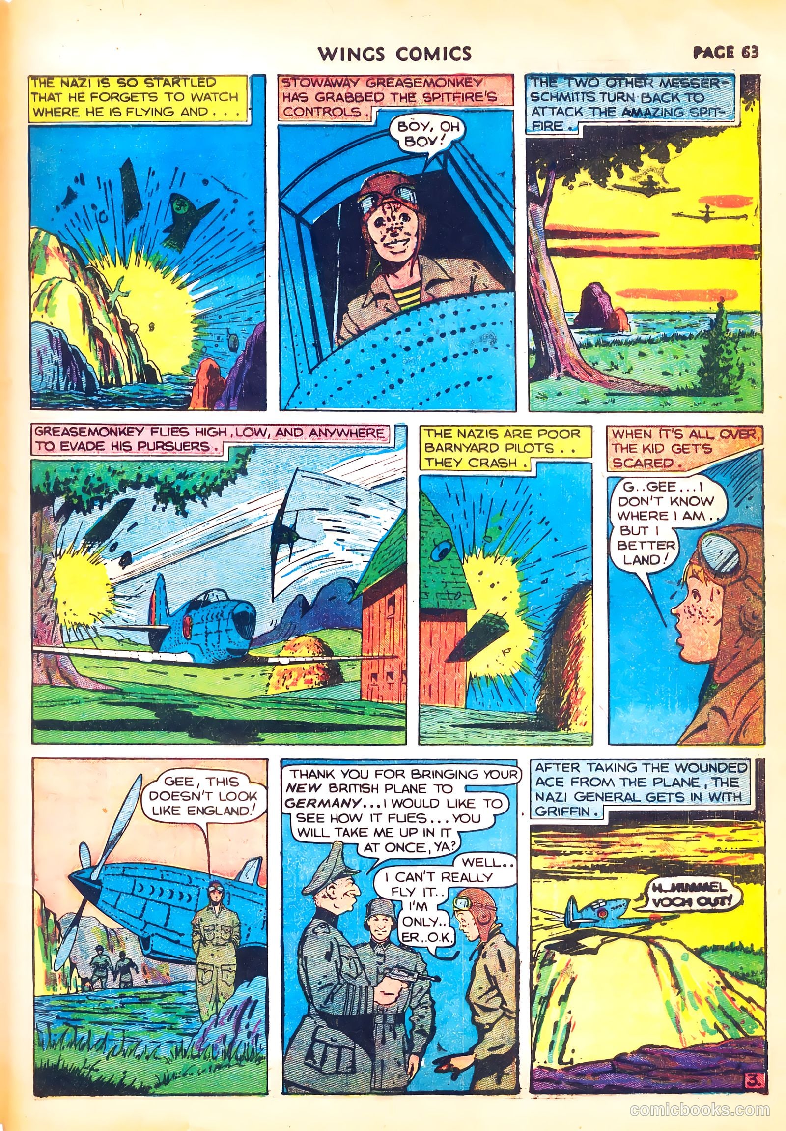 Wings Comics #4 — page 65 of 68