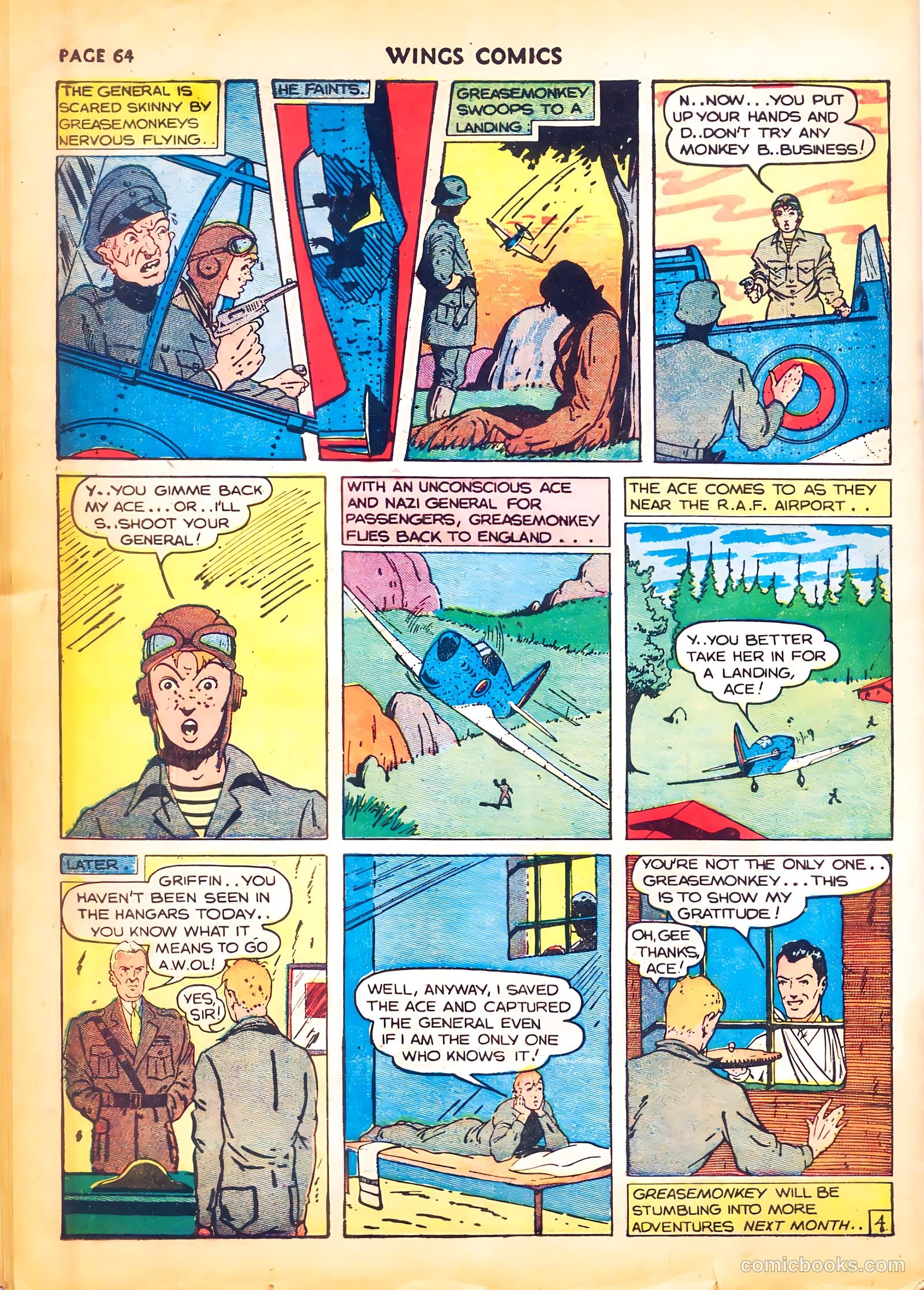 Wings Comics #4 — page 66 of 68