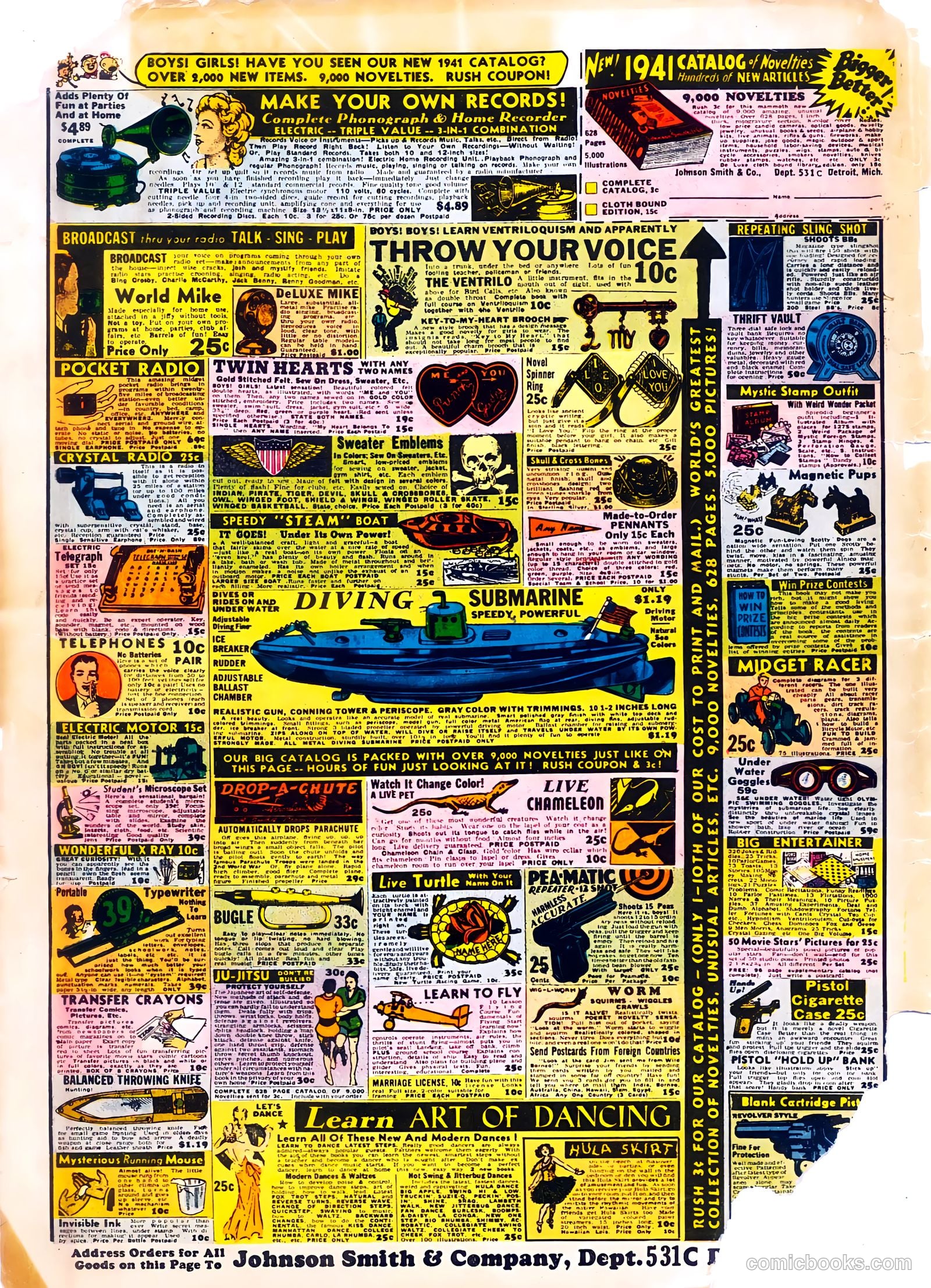 Wings Comics #4 — page 68 of 68