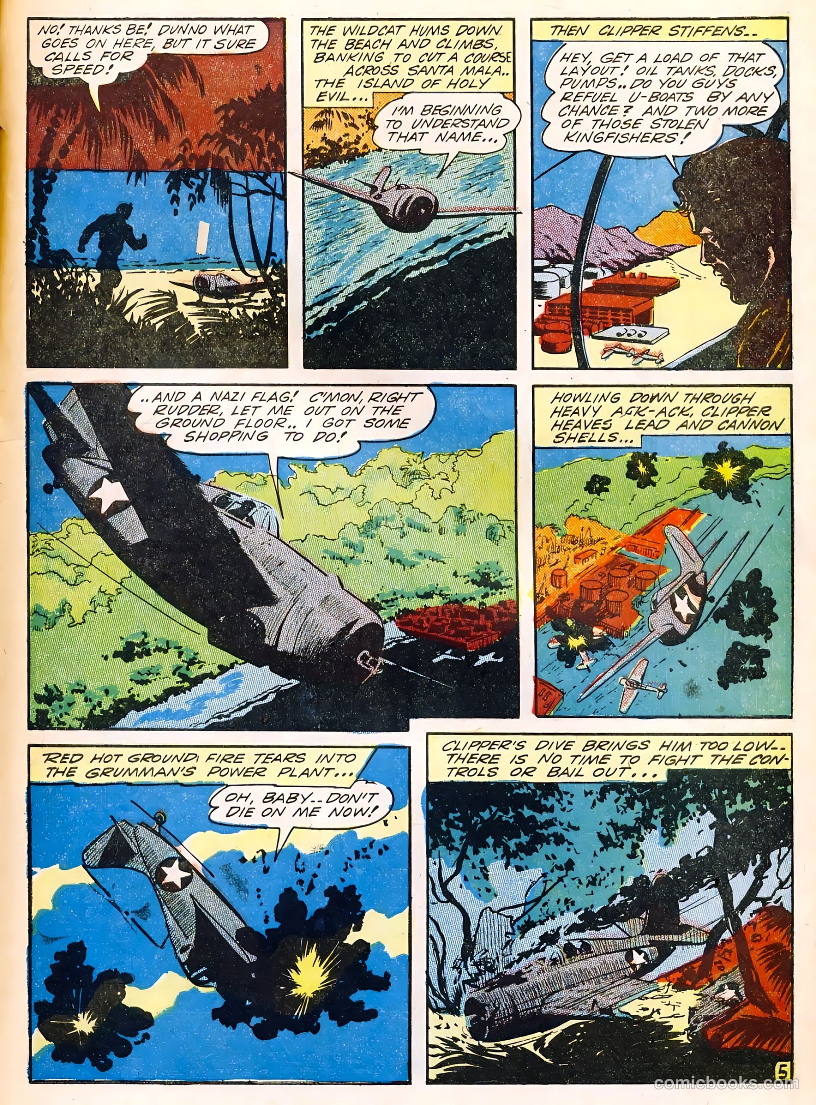 Wings Comics #40 — page 55 of 60