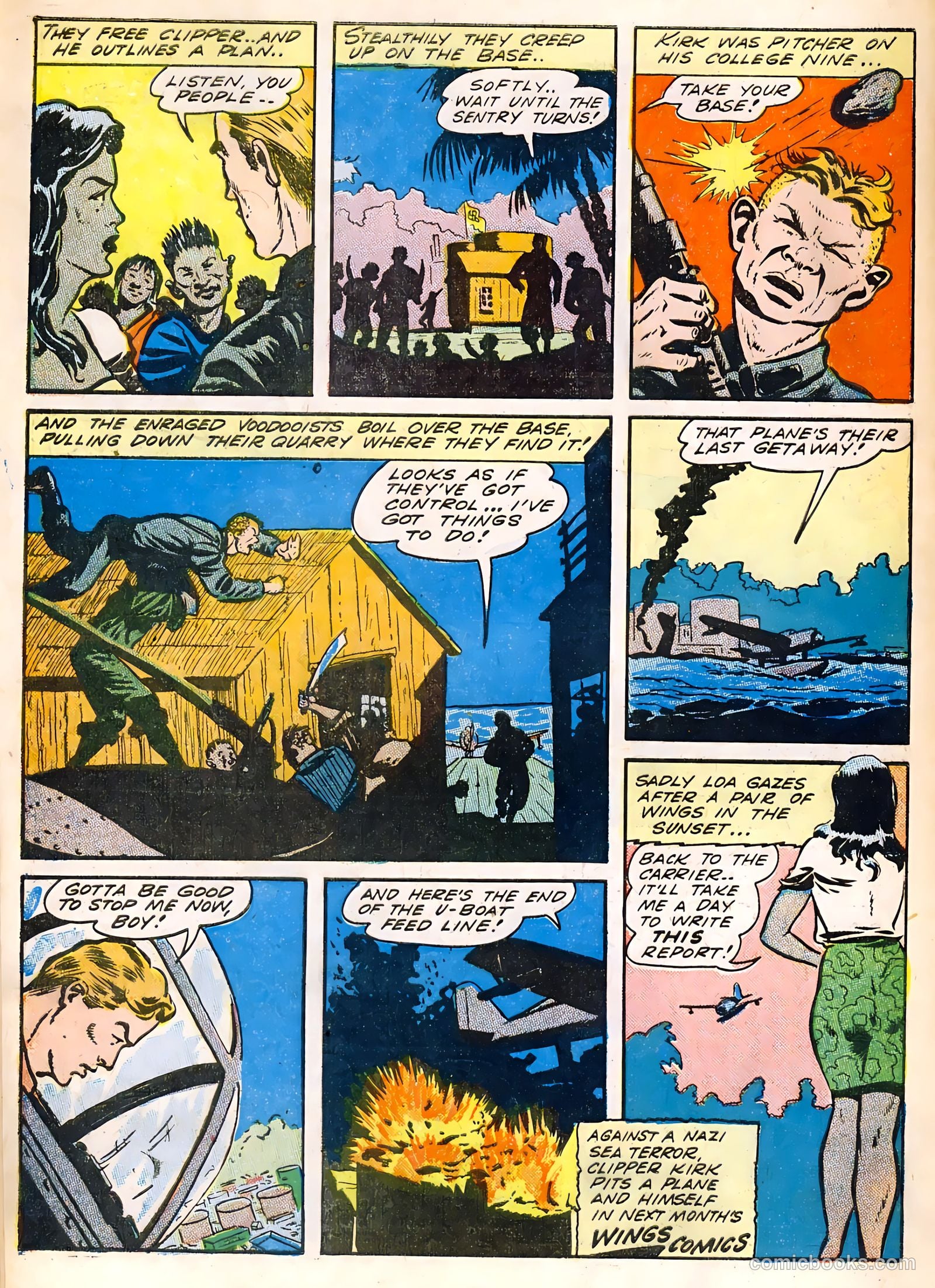 Wings Comics #40 — page 58 of 60