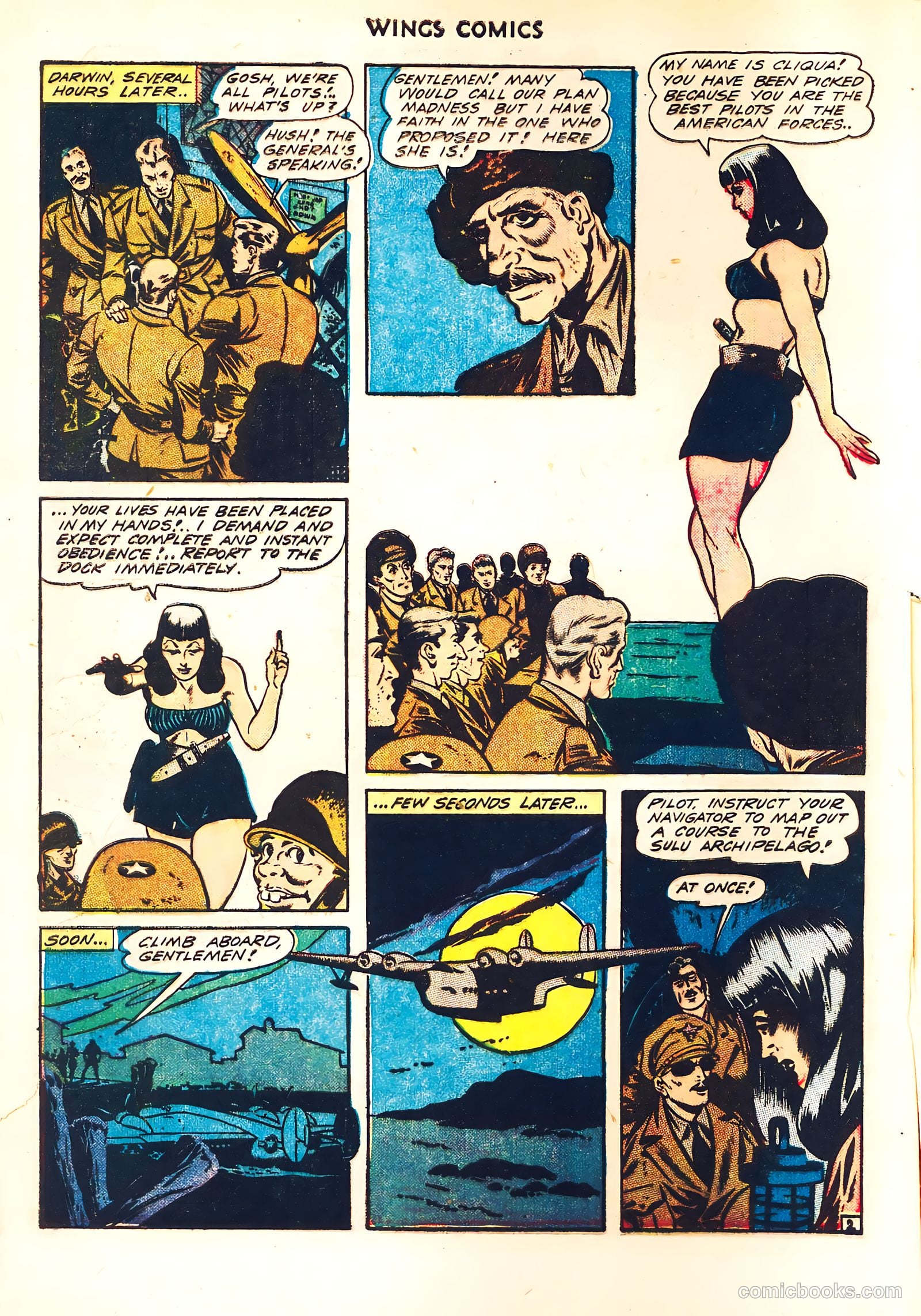 Wings Comics #41 — page 4 of 60