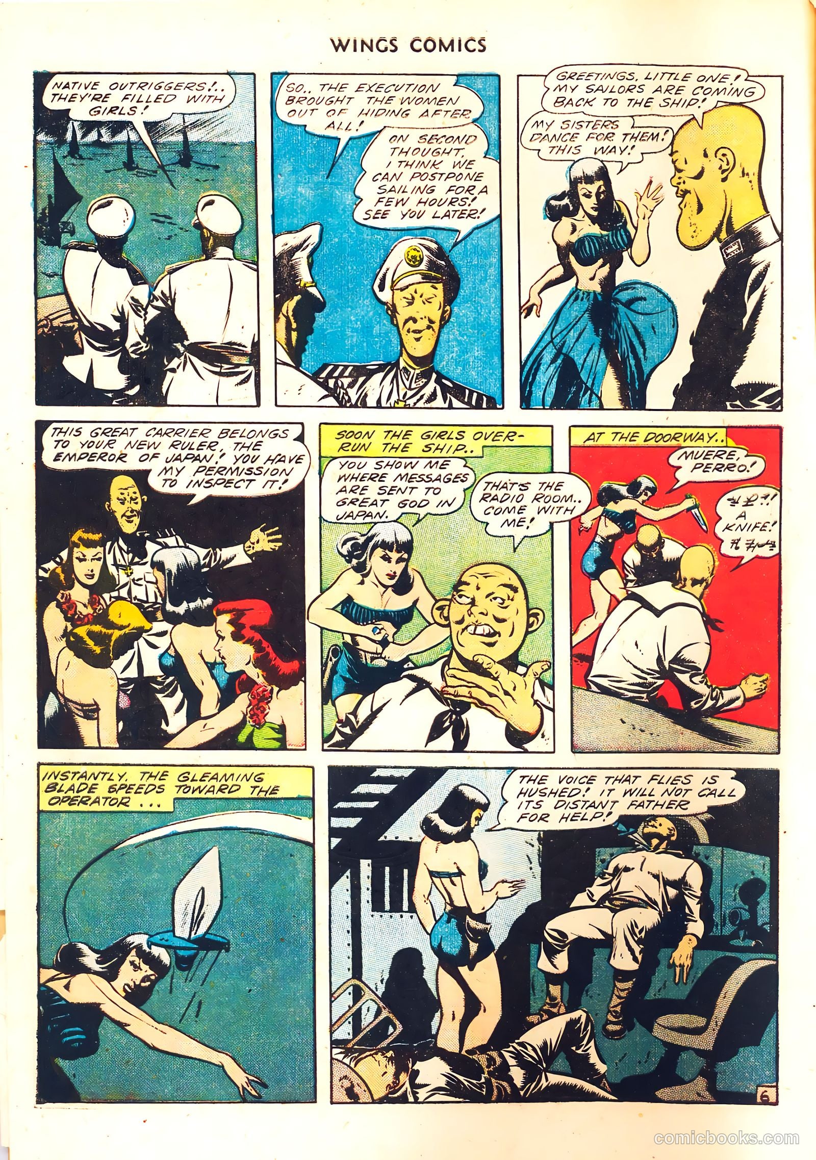 Wings Comics #41 — page 8 of 60