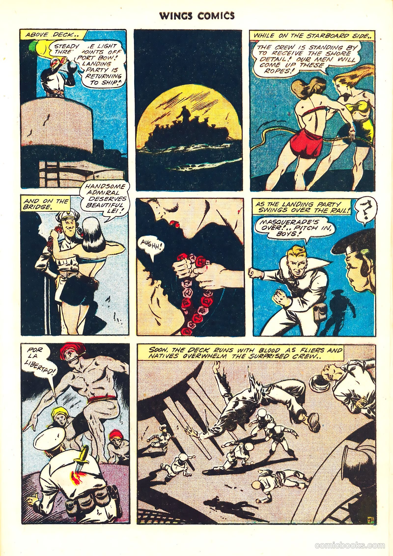 Wings Comics #41 — page 9 of 60