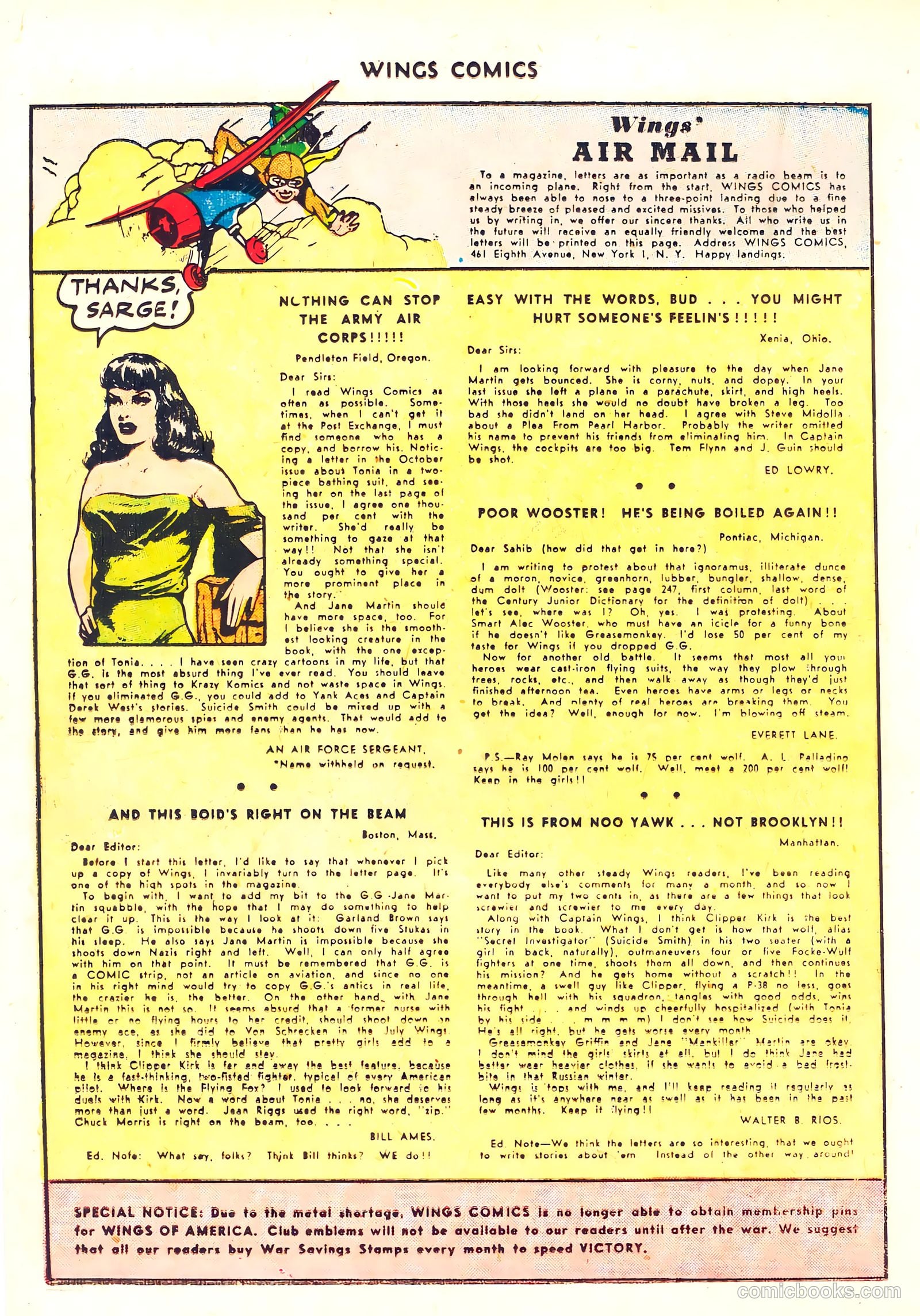 Wings Comics #41 — page 34 of 60