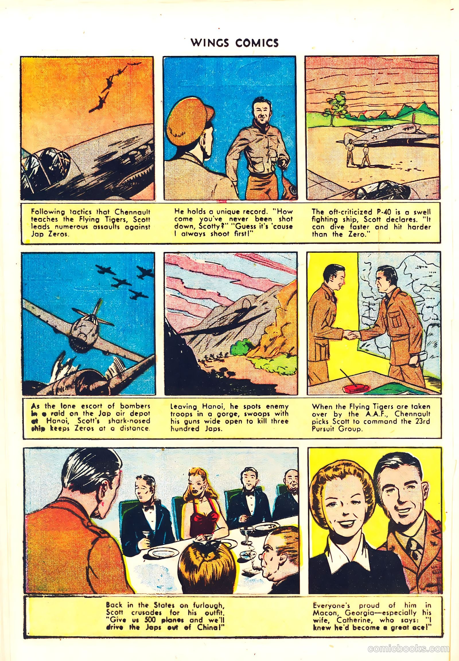 Wings Comics #41 — page 42 of 60