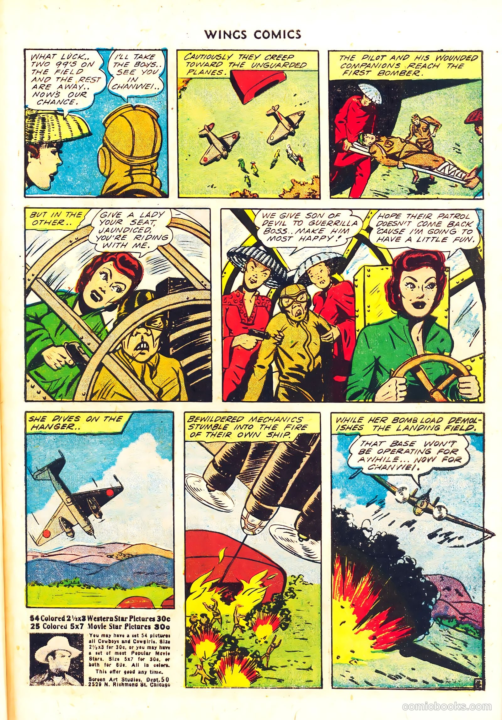 Wings Comics #41 — page 47 of 60