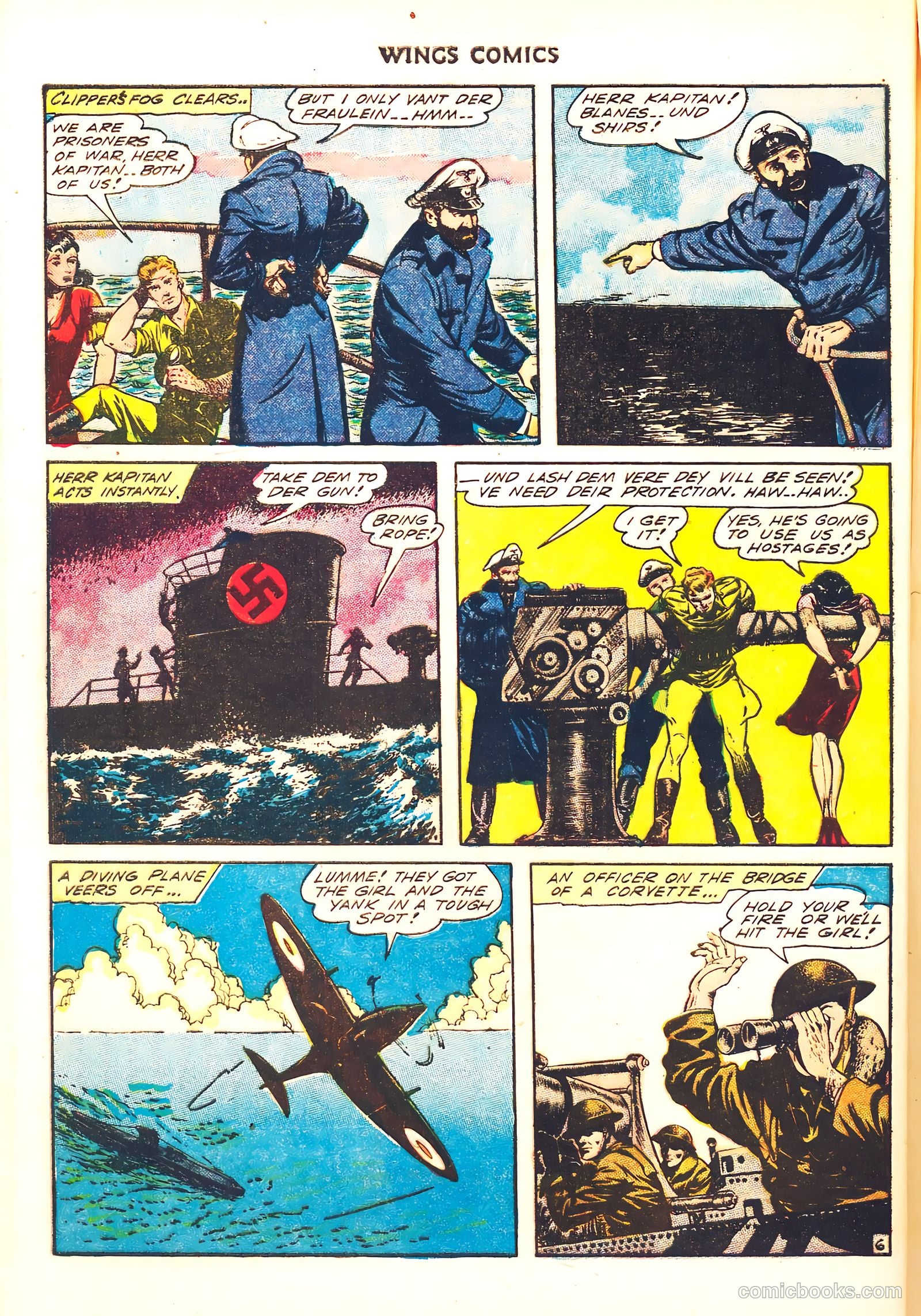 Wings Comics #41 — page 56 of 60