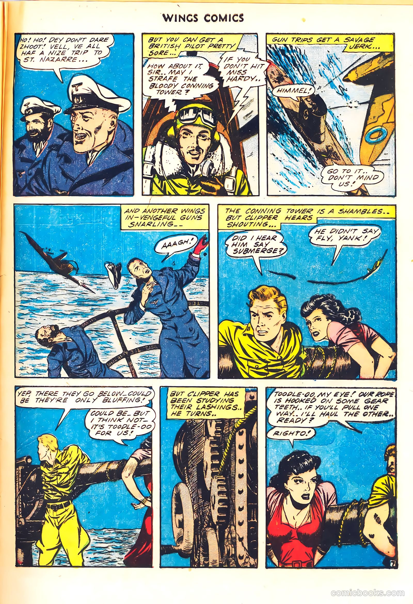 Wings Comics #41 — page 57 of 60