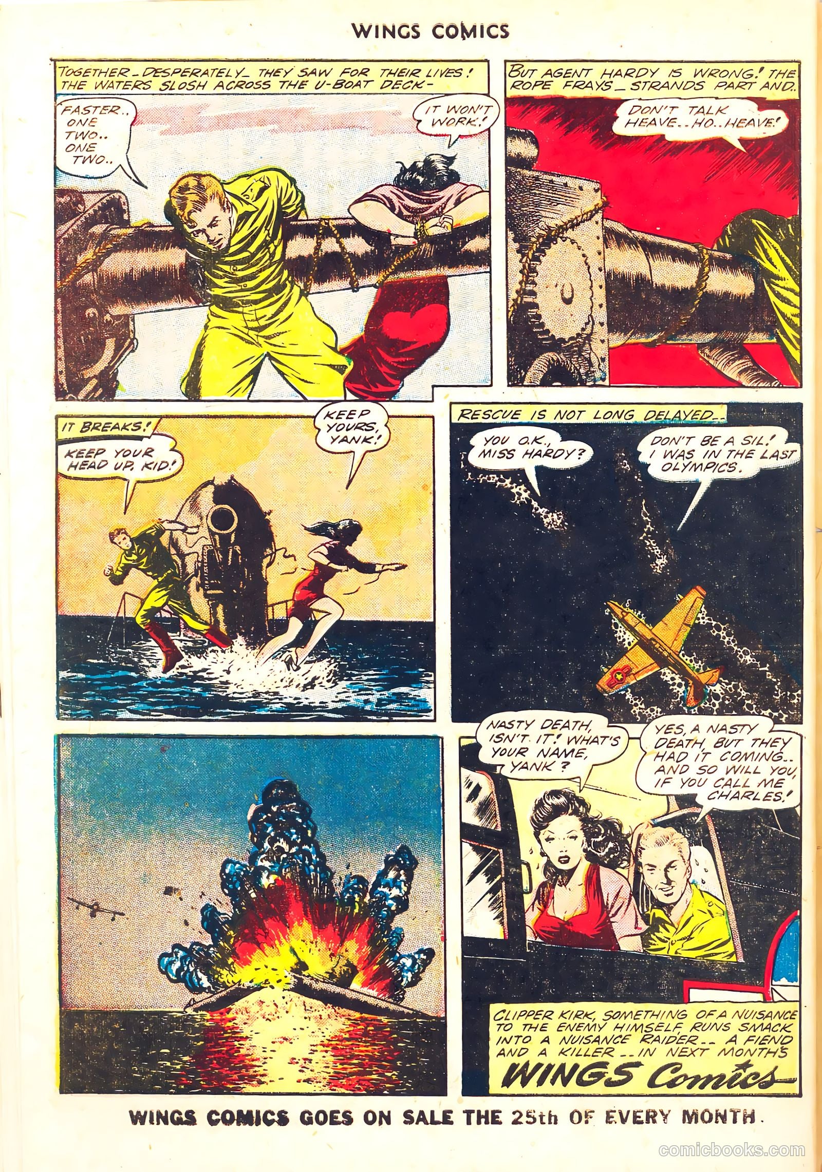 Wings Comics #41 — page 58 of 60