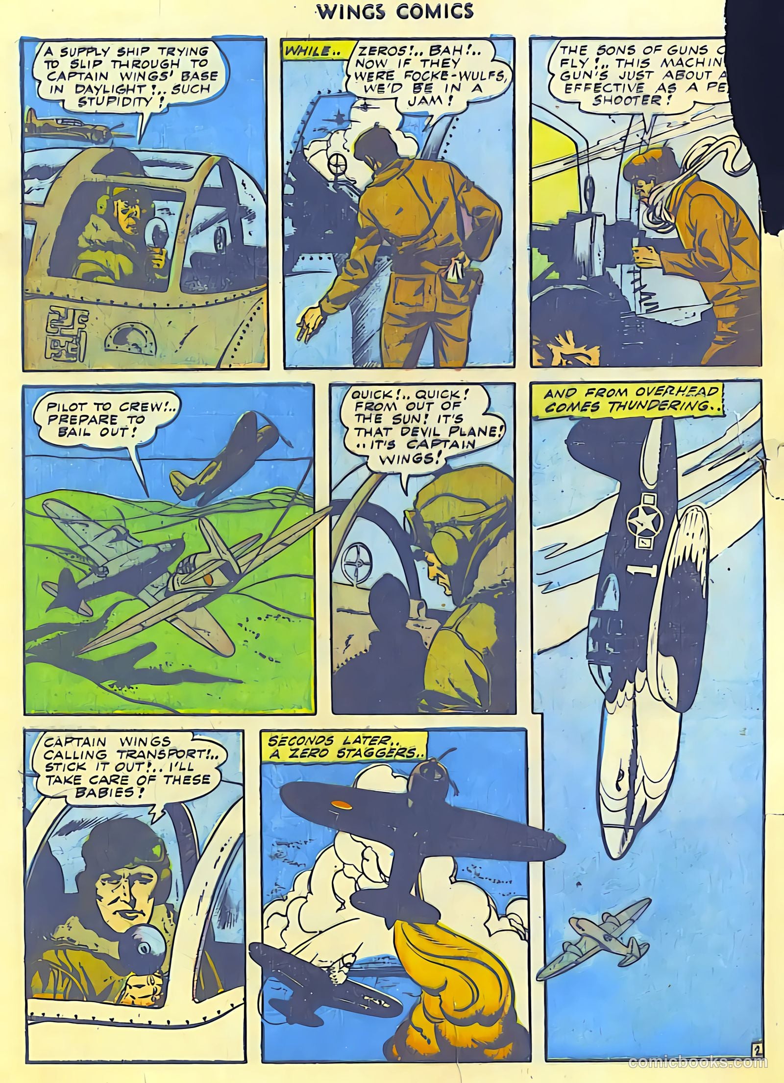 Wings Comics #42 — page 4 of 60