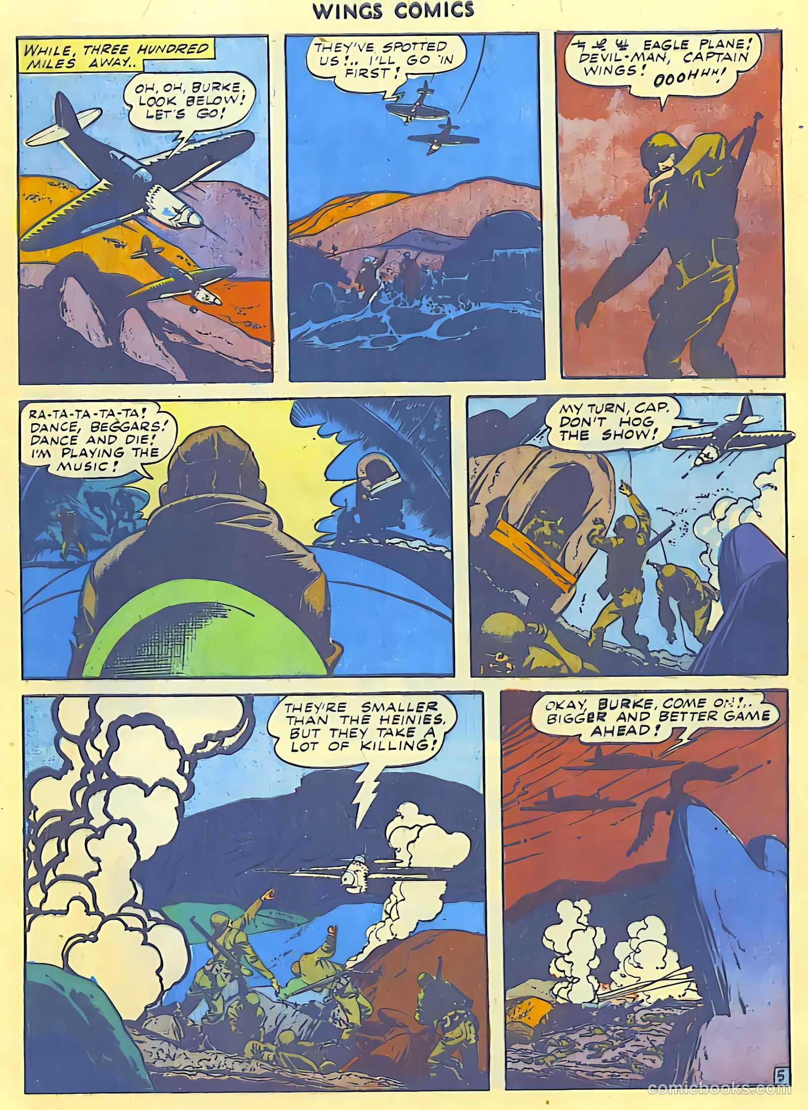Wings Comics #42 — page 7 of 60
