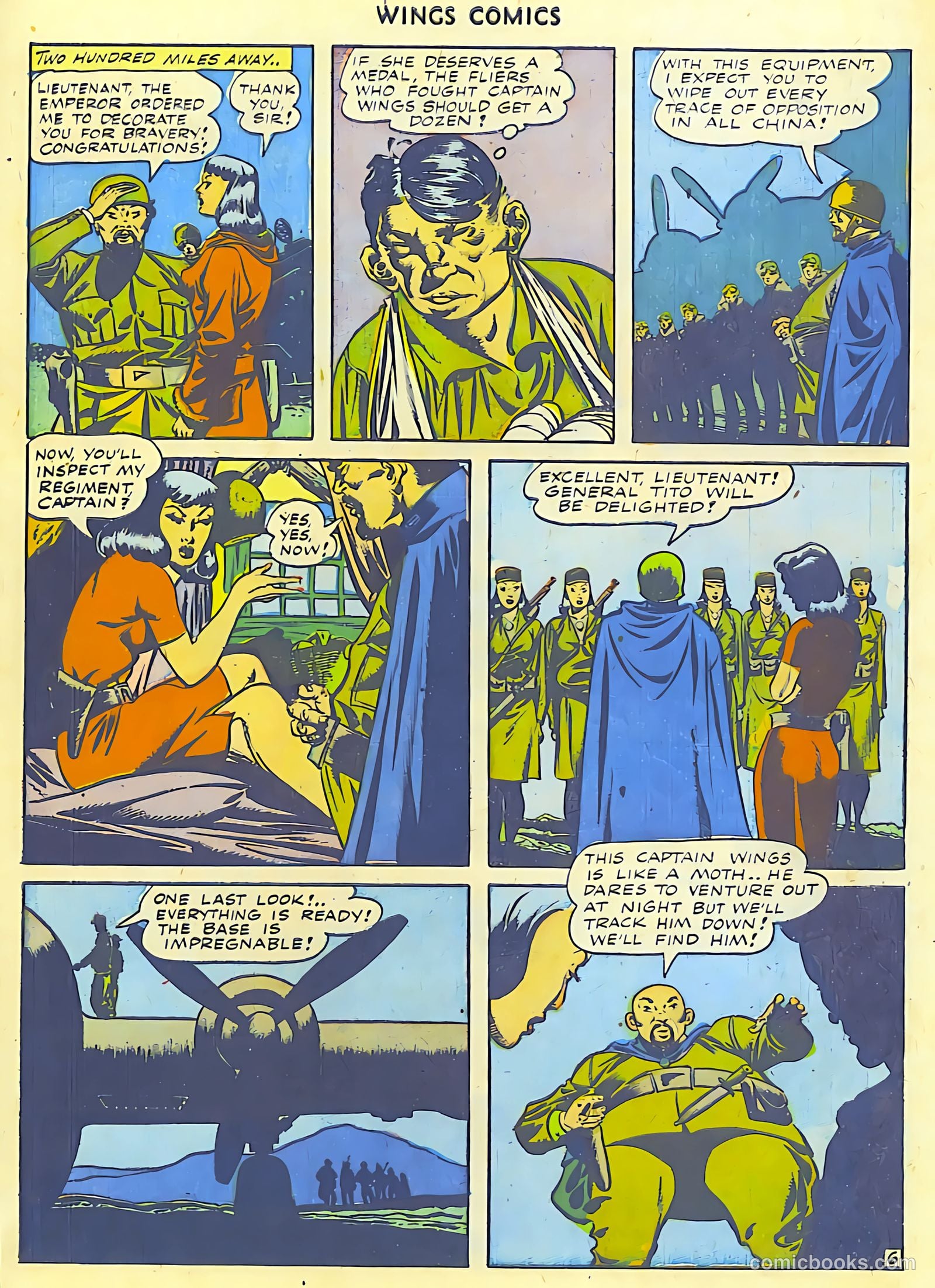 Wings Comics #42 — page 8 of 60