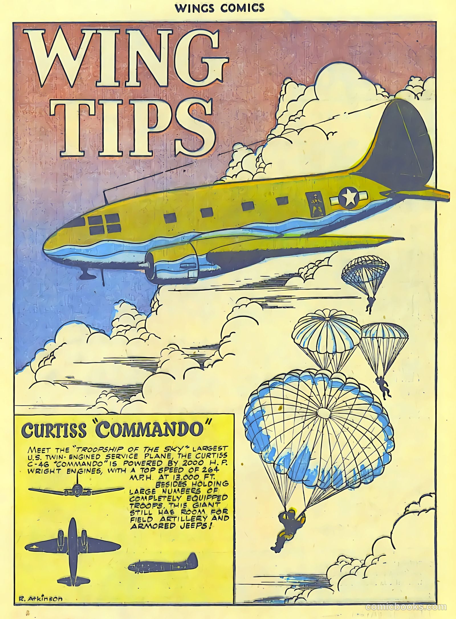 Wings Comics #42 — page 33 of 60