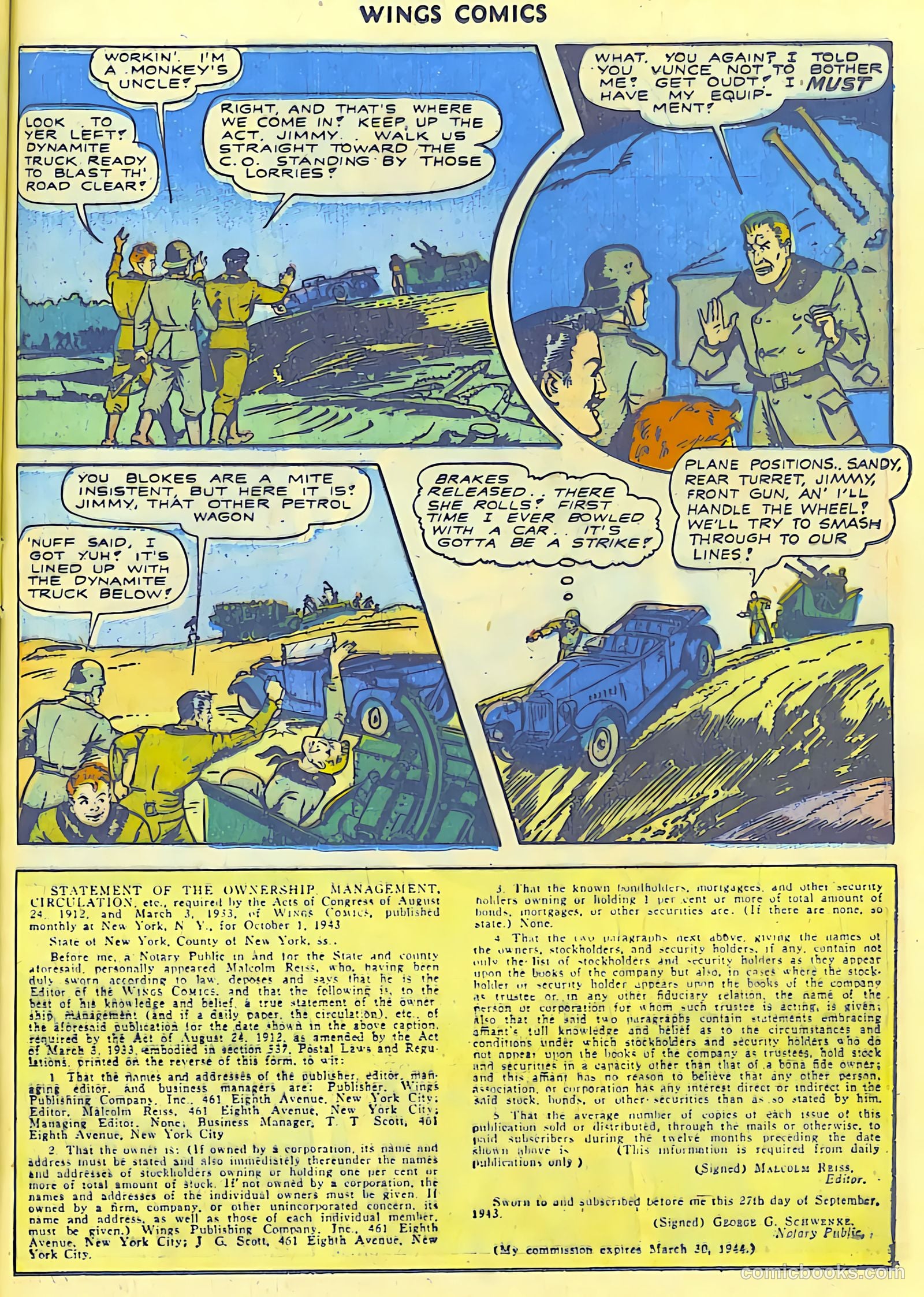 Wings Comics #42 — page 39 of 60