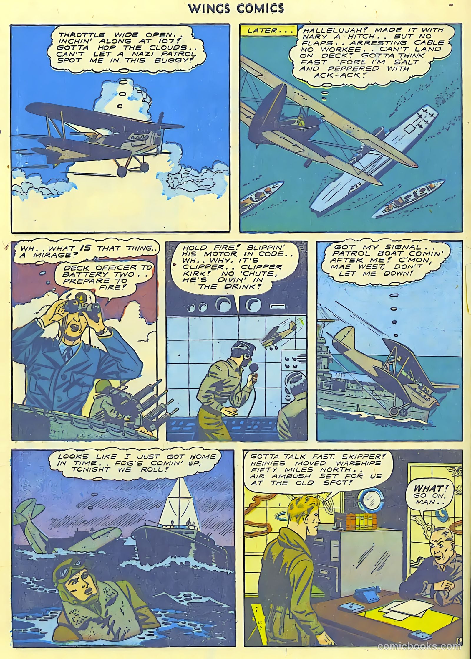Wings Comics #42 — page 56 of 60