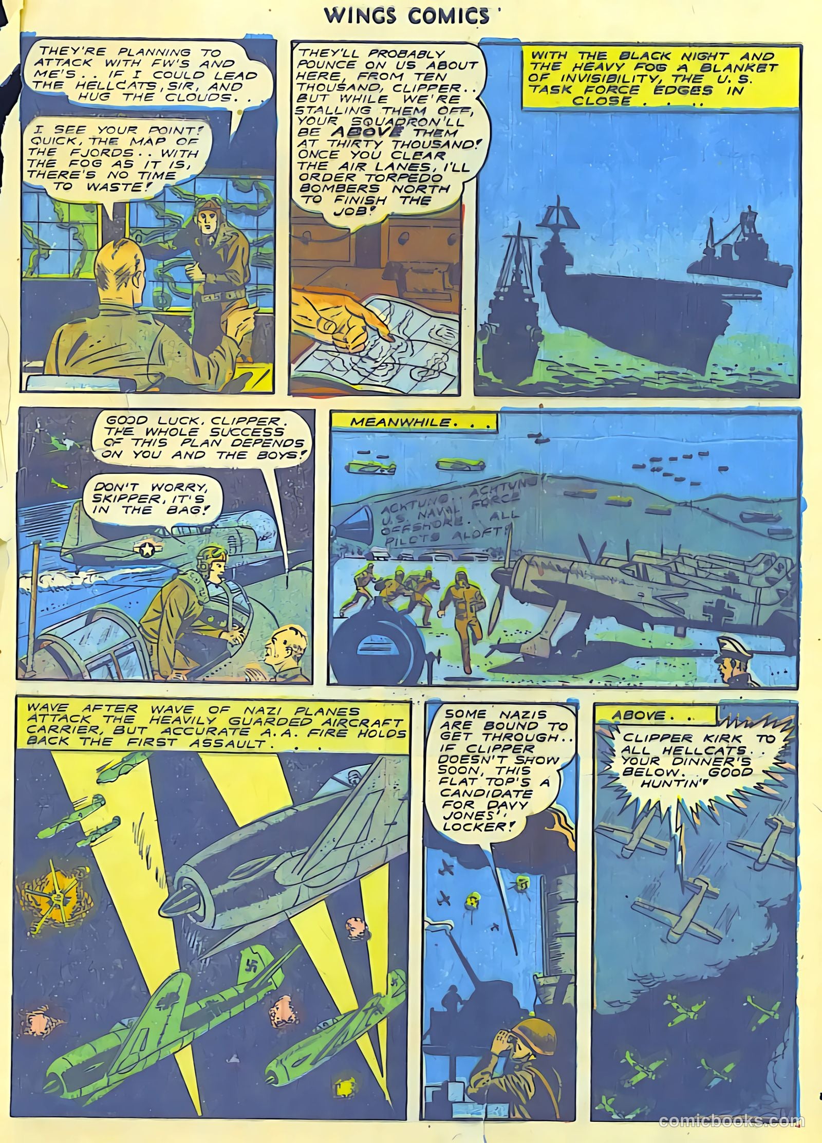 Wings Comics #42 — page 57 of 60