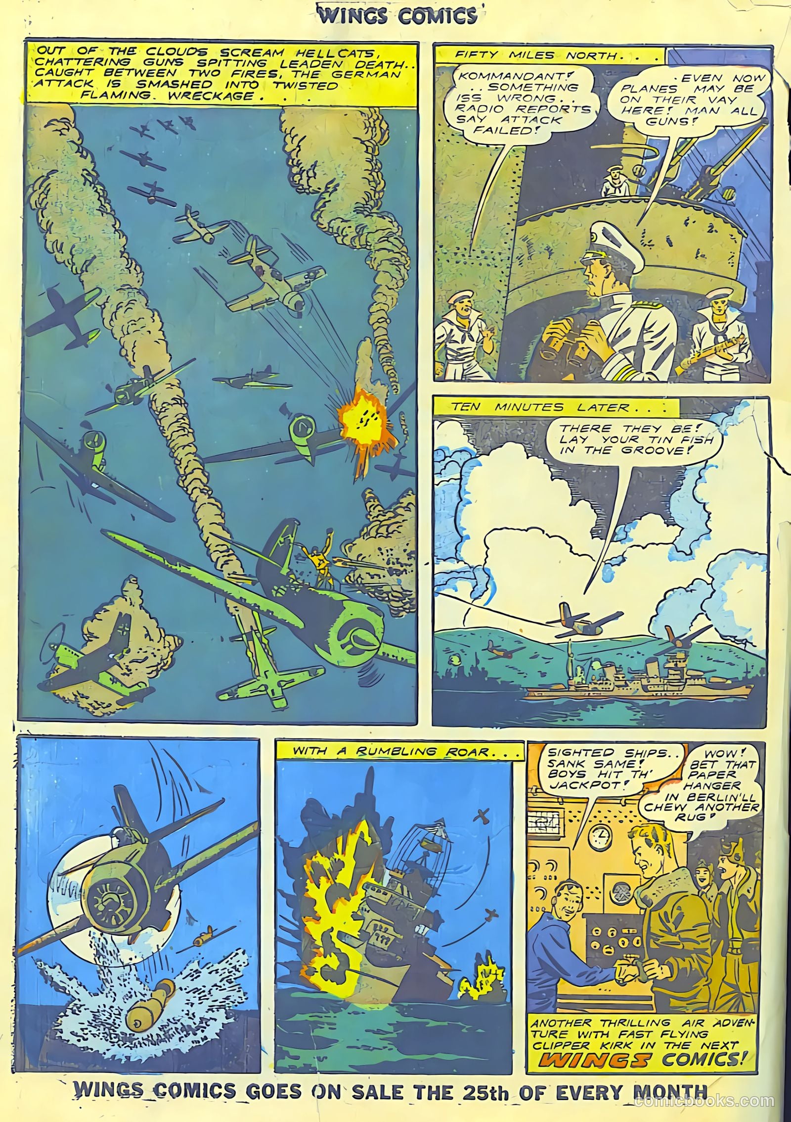 Wings Comics #42 — page 58 of 60