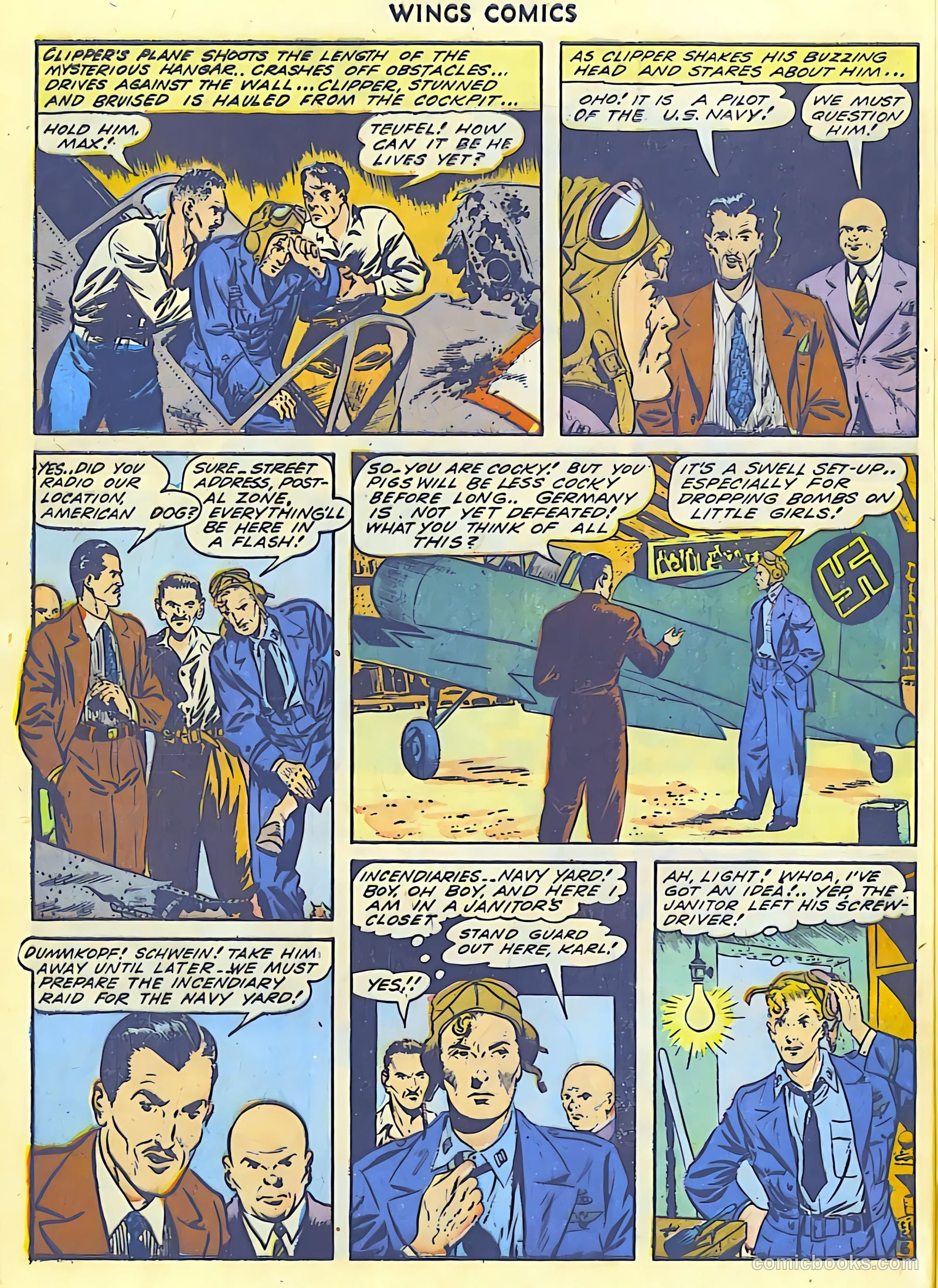 Wings Comics #43 — page 56 of 60
