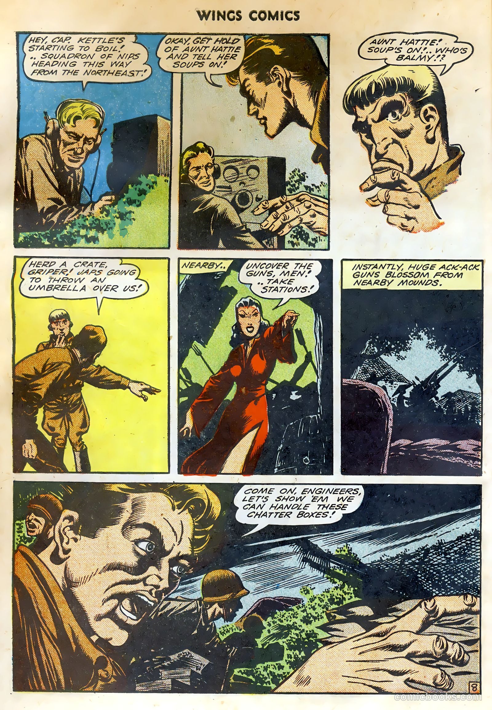 Wings Comics #44 — page 10 of 52
