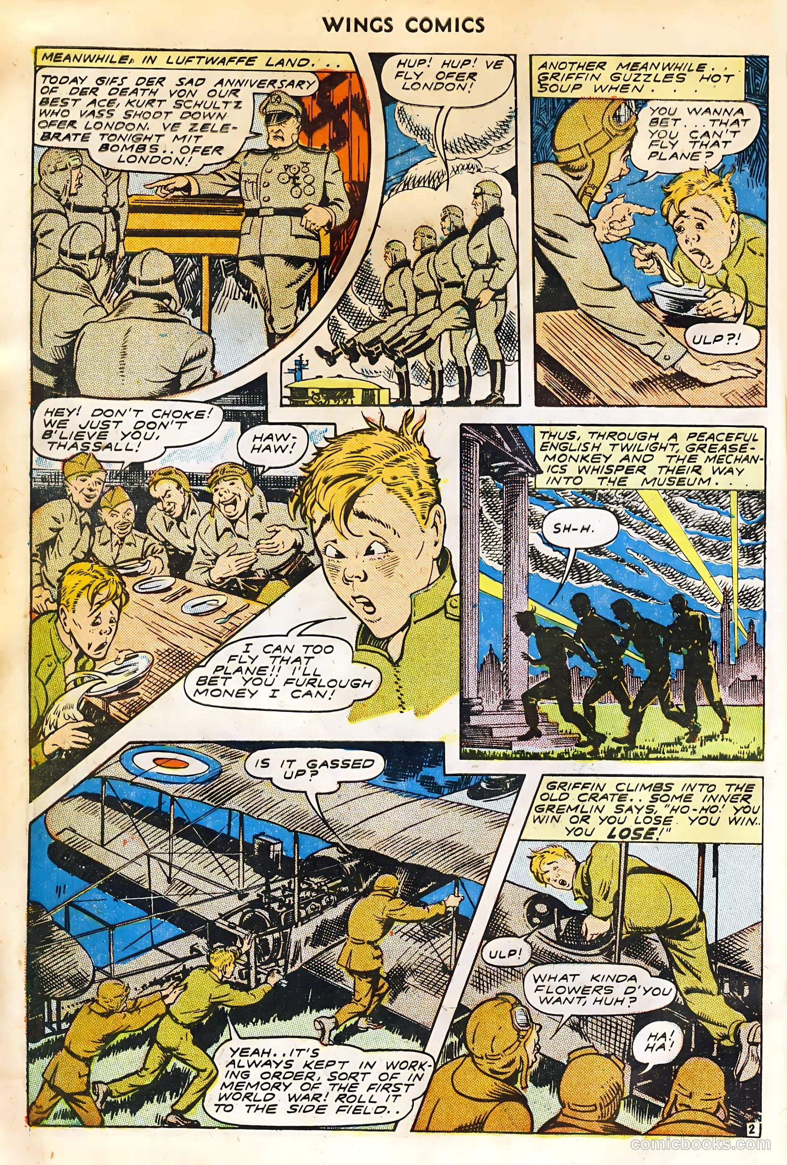 Wings Comics #44 — page 14 of 52