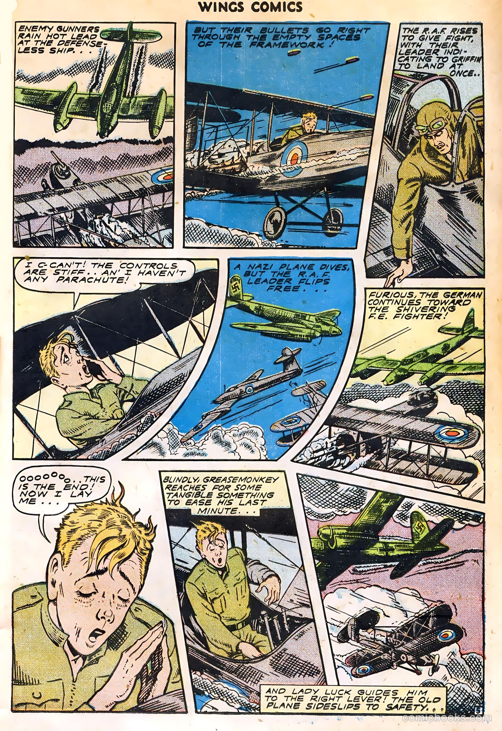 Wings Comics #44 — page 17 of 52