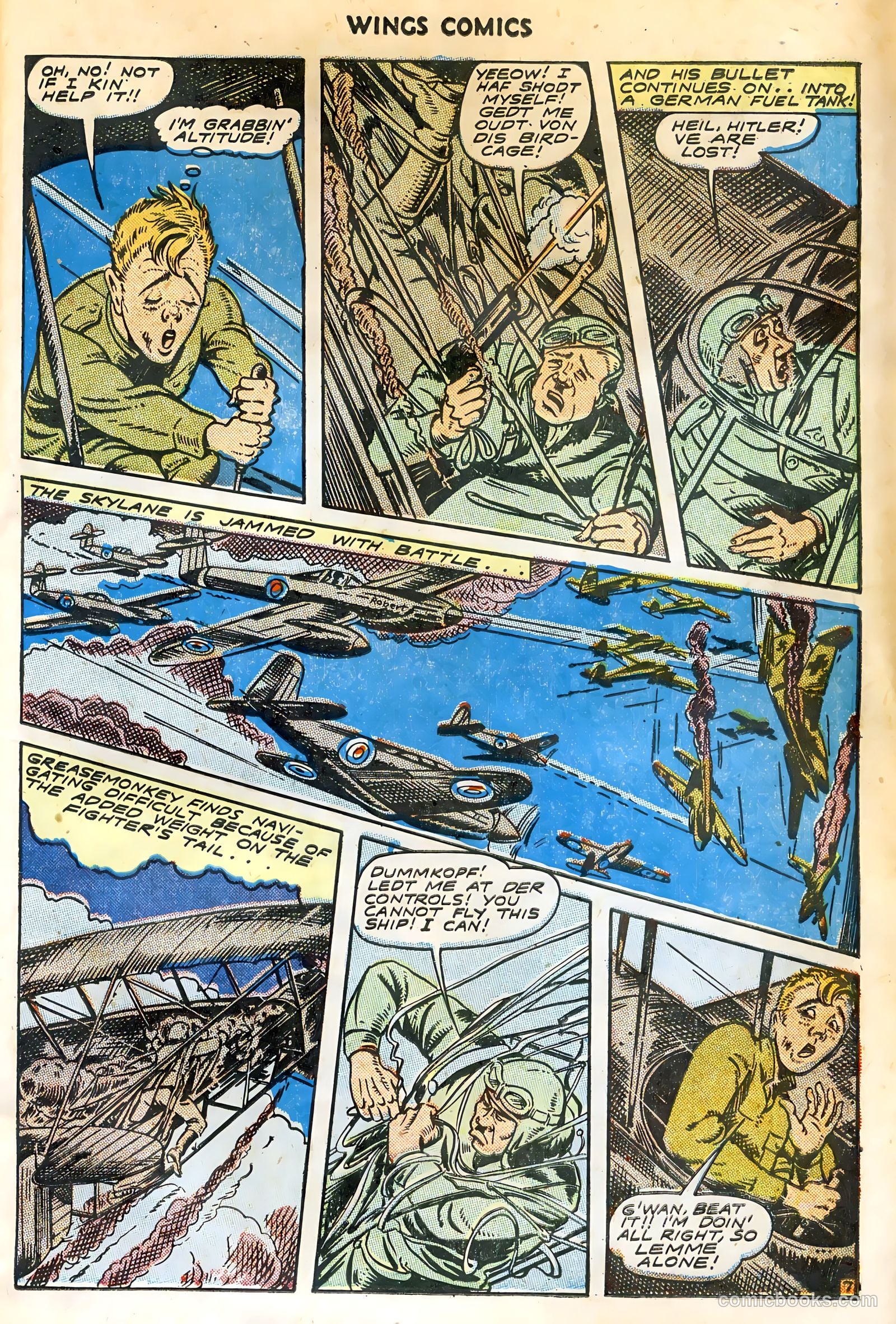 Wings Comics #44 — page 19 of 52