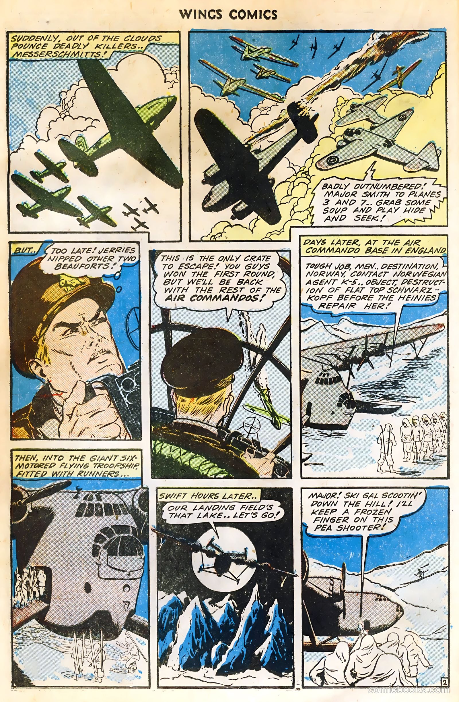 Wings Comics #44 — page 22 of 52
