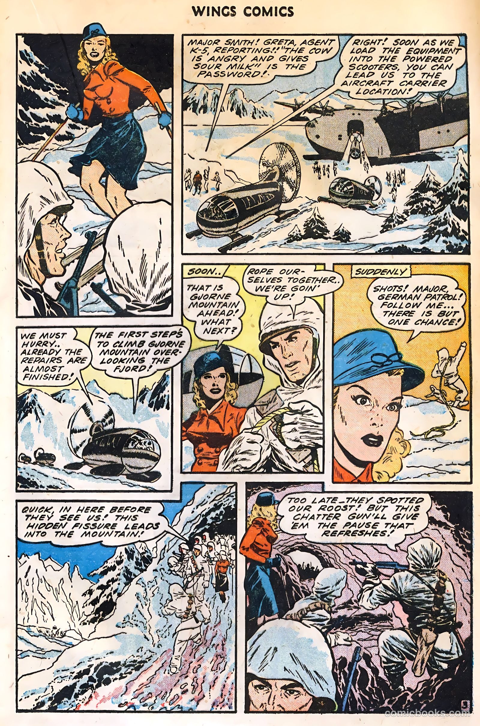 Wings Comics #44 — page 23 of 52