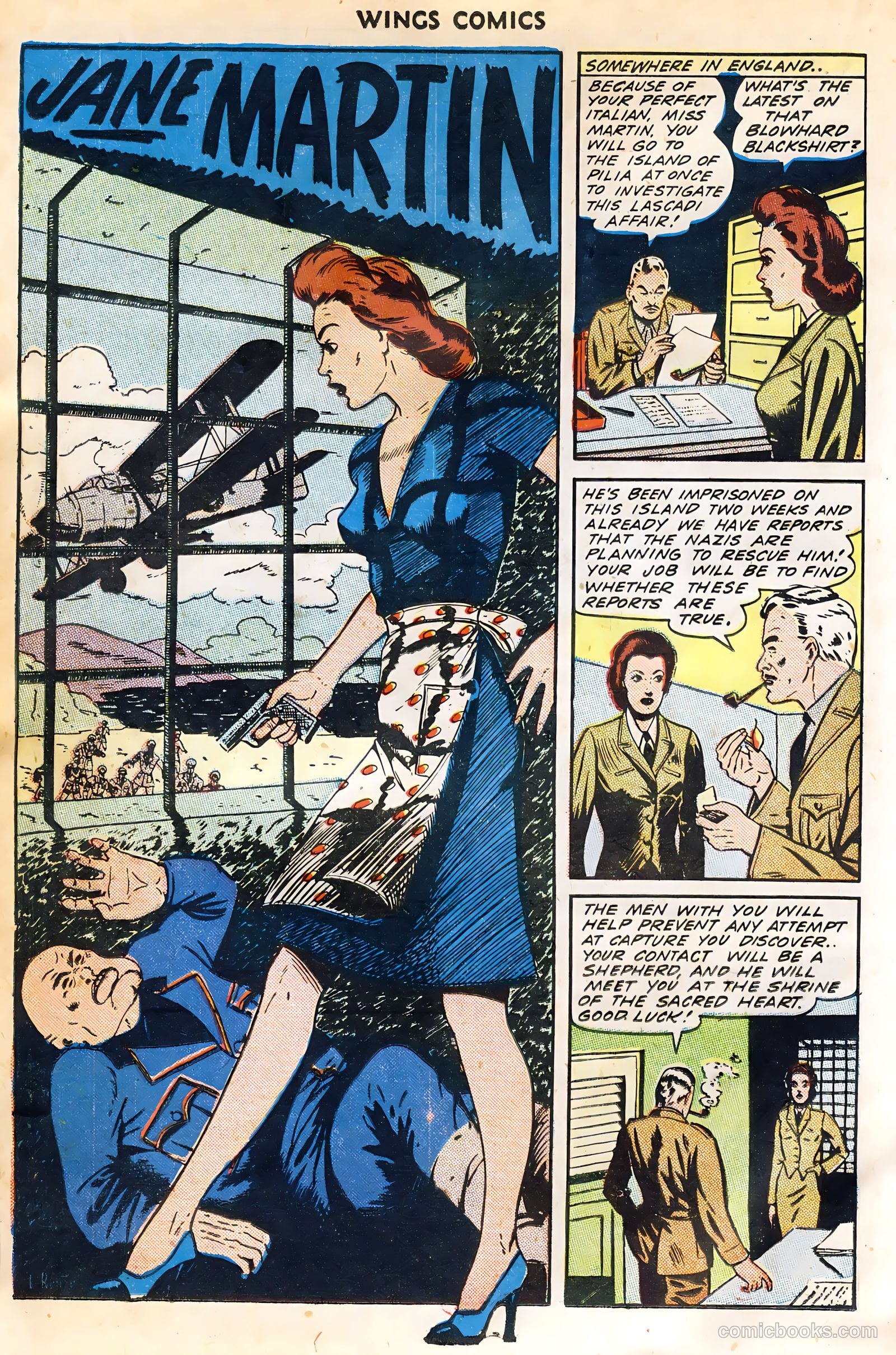 Wings Comics #44 — page 36 of 52