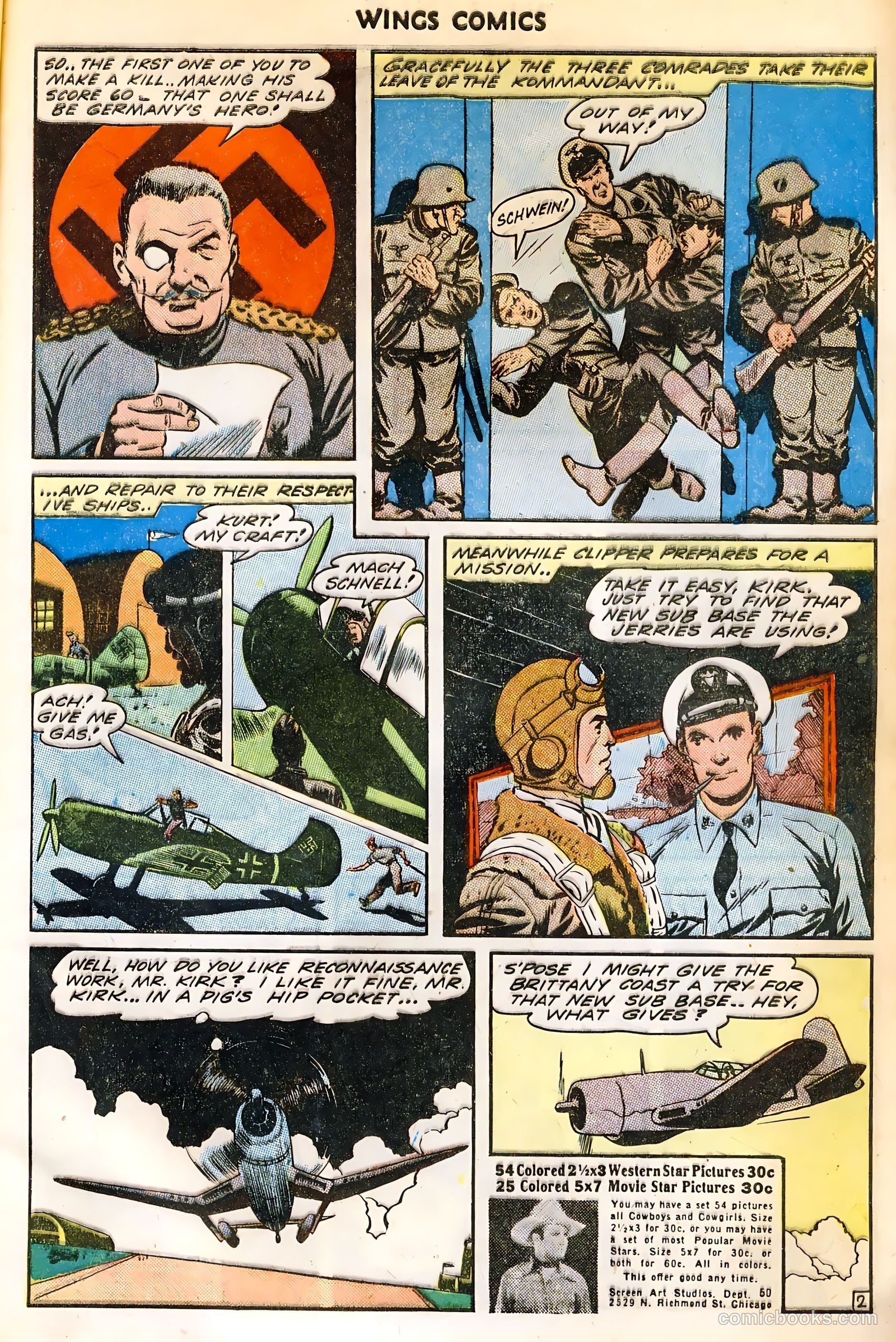 Wings Comics #44 — page 45 of 52